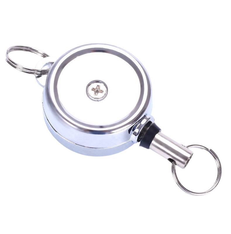 Stainless Steel Retractable Round Badge Reel 2