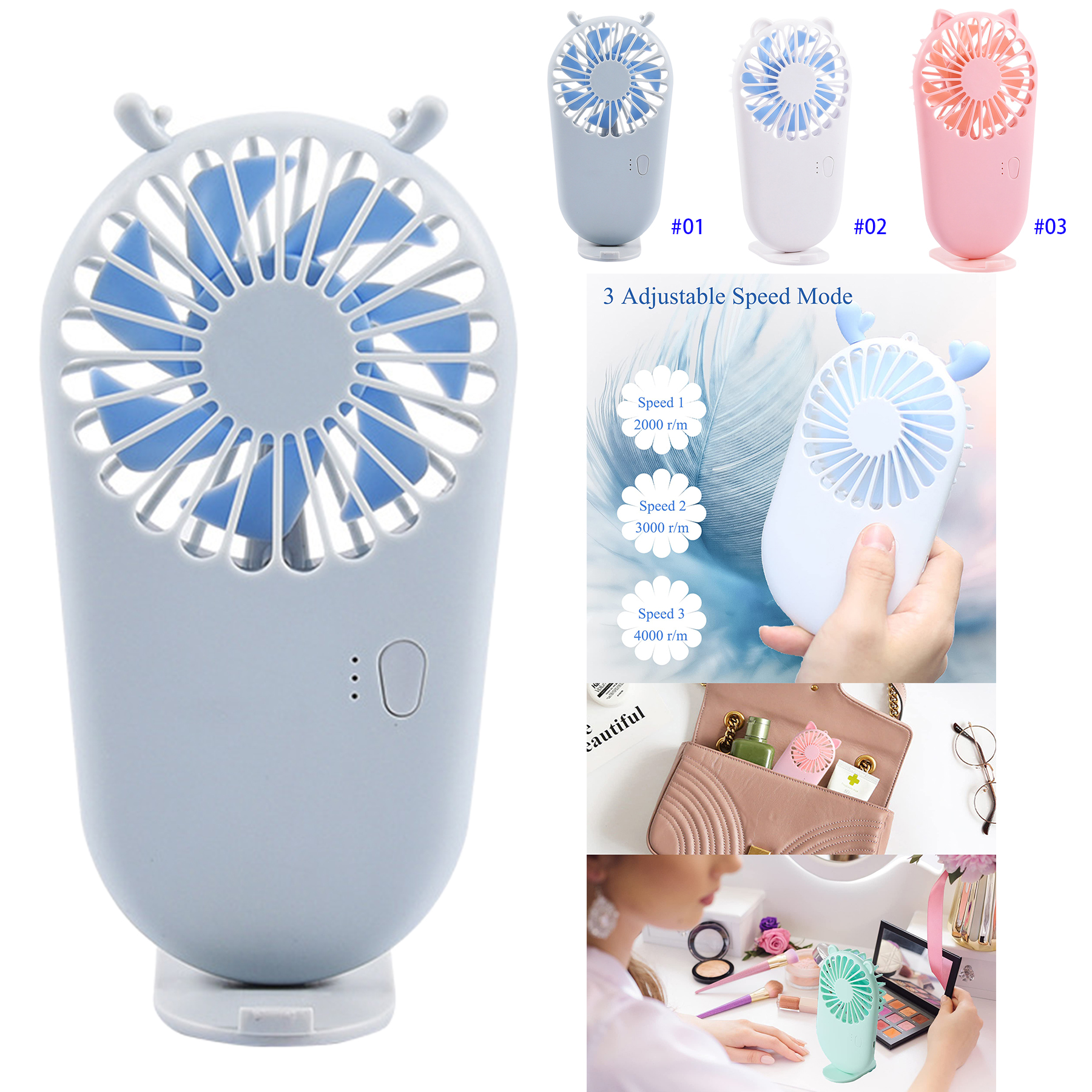 Handheld Mini USB Fan 2