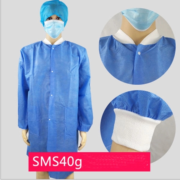 SMS Non-woven Disposable Lab Coats 4