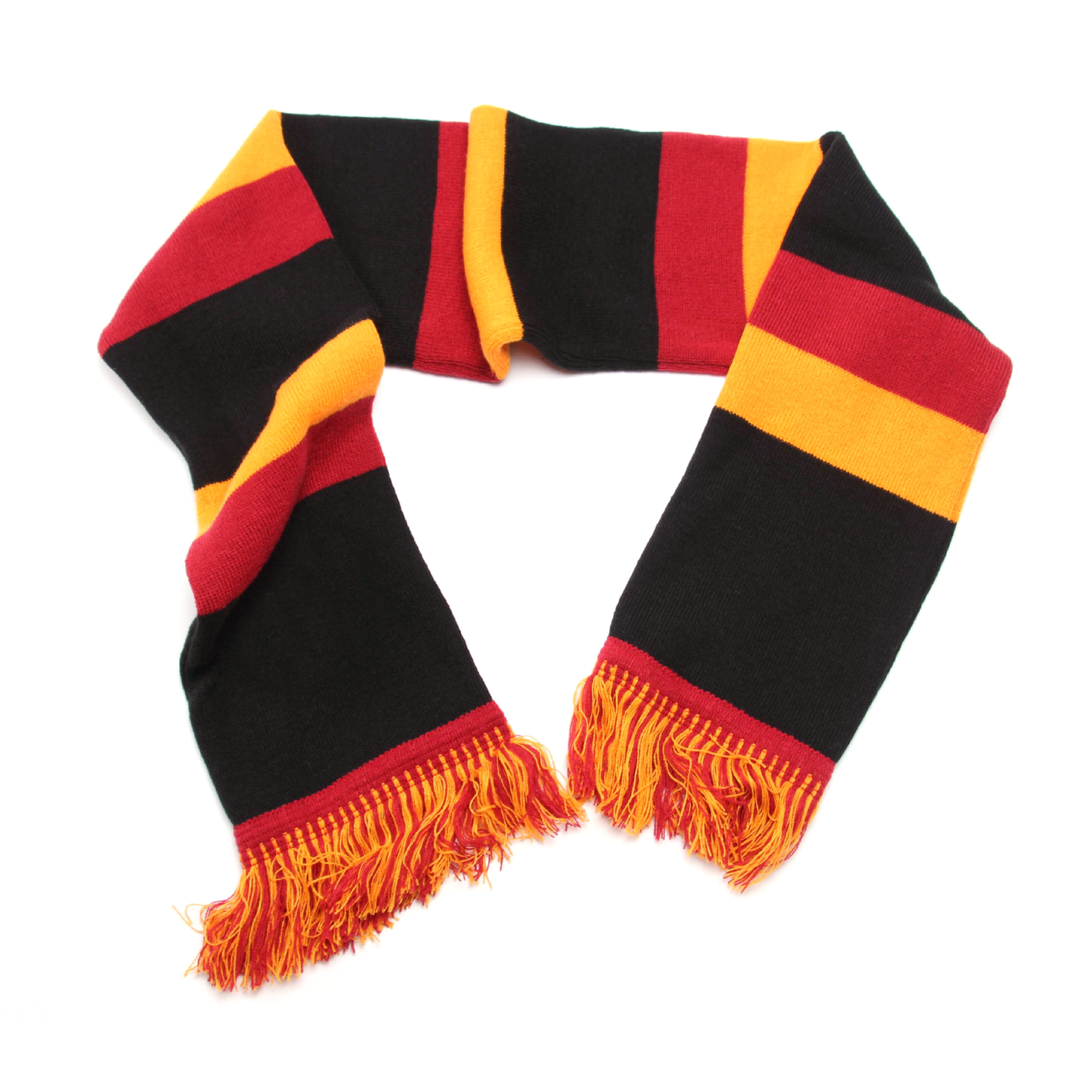 Knitted Winter Sports Fan Fringe Scarf 3