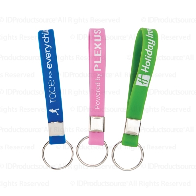 8" Silk-Screened Silicone Key Tag 1