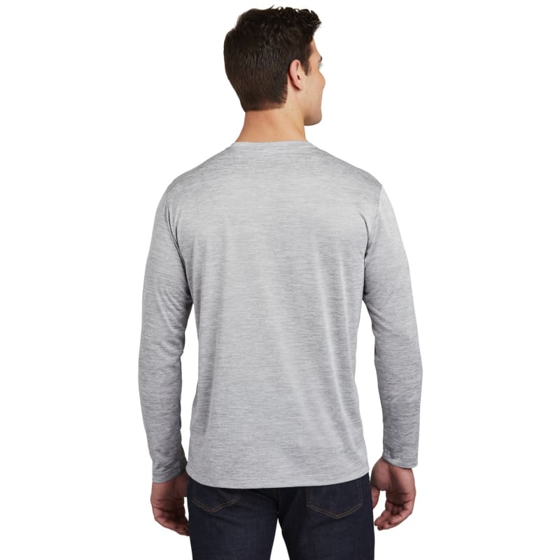Sport-Tek PosiCharge Long Sleeve Electric Heather Tee. 2