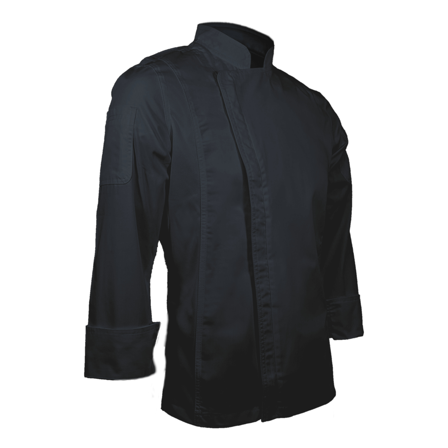 Men's Long Sleeve Modern Chef Coat (BLANK) 3