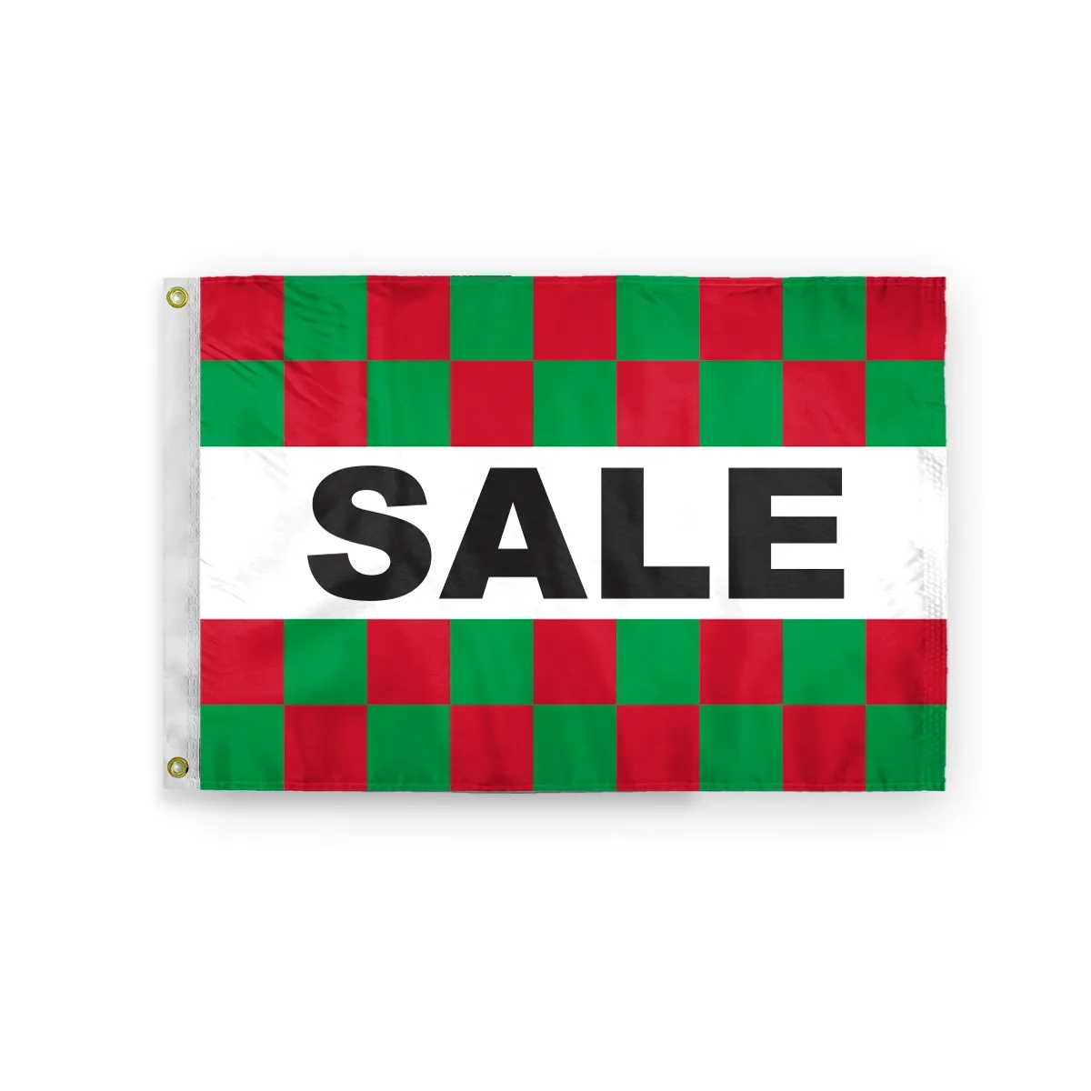 Checkered Message Flag - 2' x 3' 1