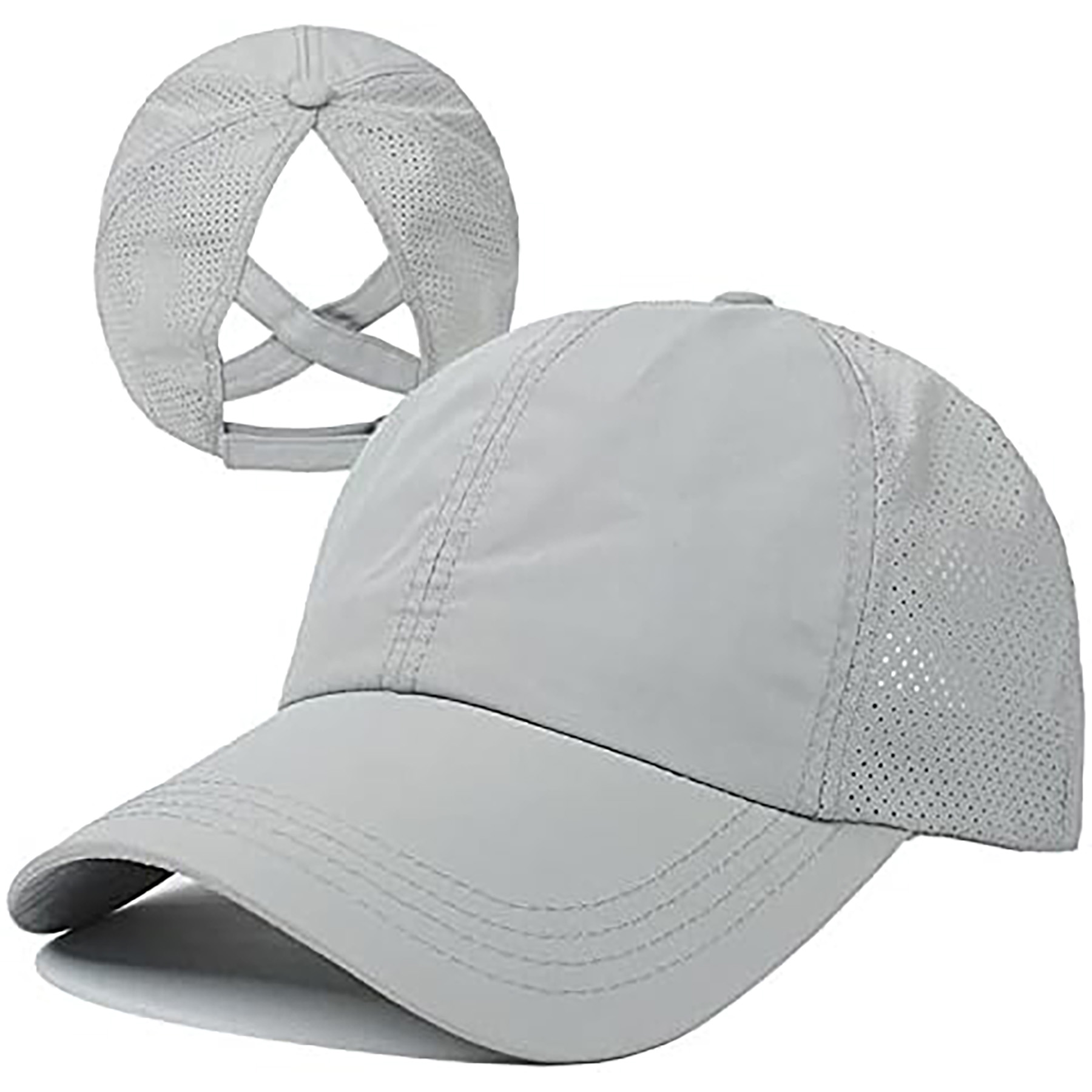 Criss Cross Ponytail Baseball Cap 9