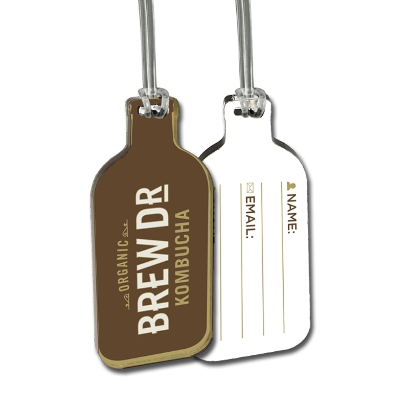 Custom 1/4" Acrylic Write-On Luggage Bag Tags 8