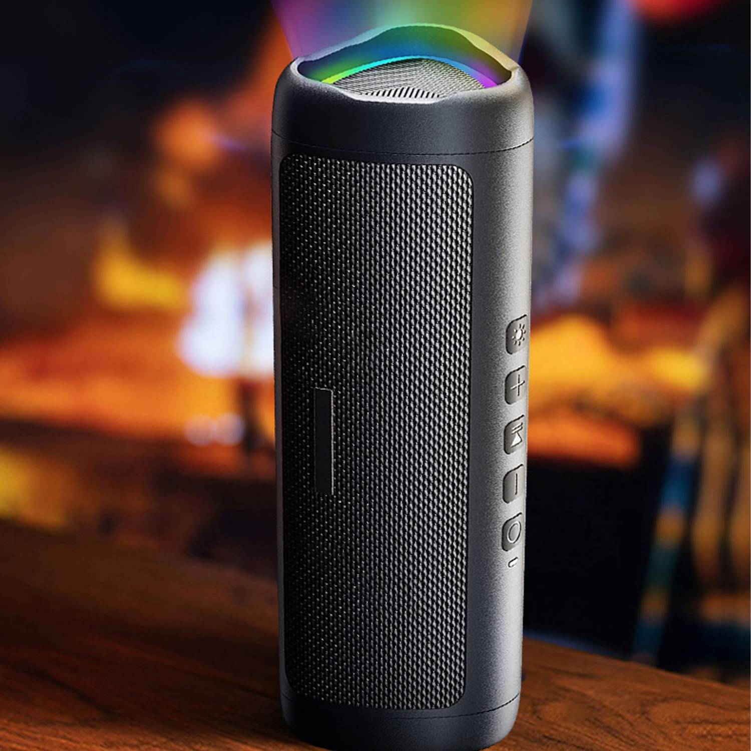 Portable Color LED Light Bluetooth Waterproof Speaker 2