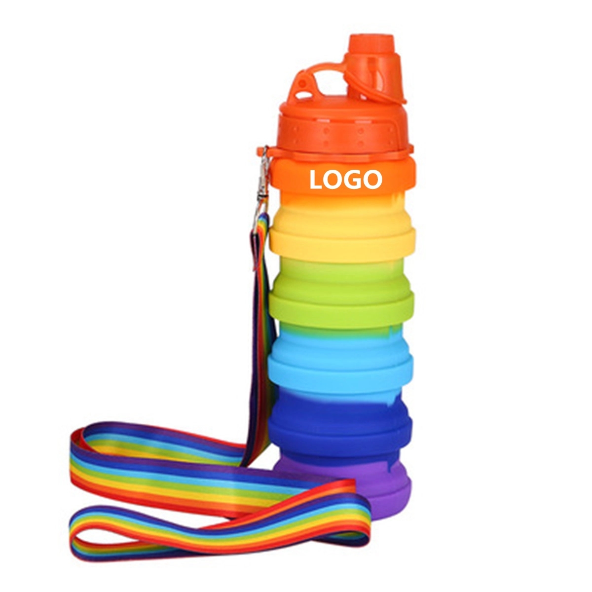 Rainbow Sport Collapsible Portable Water Bottle 2