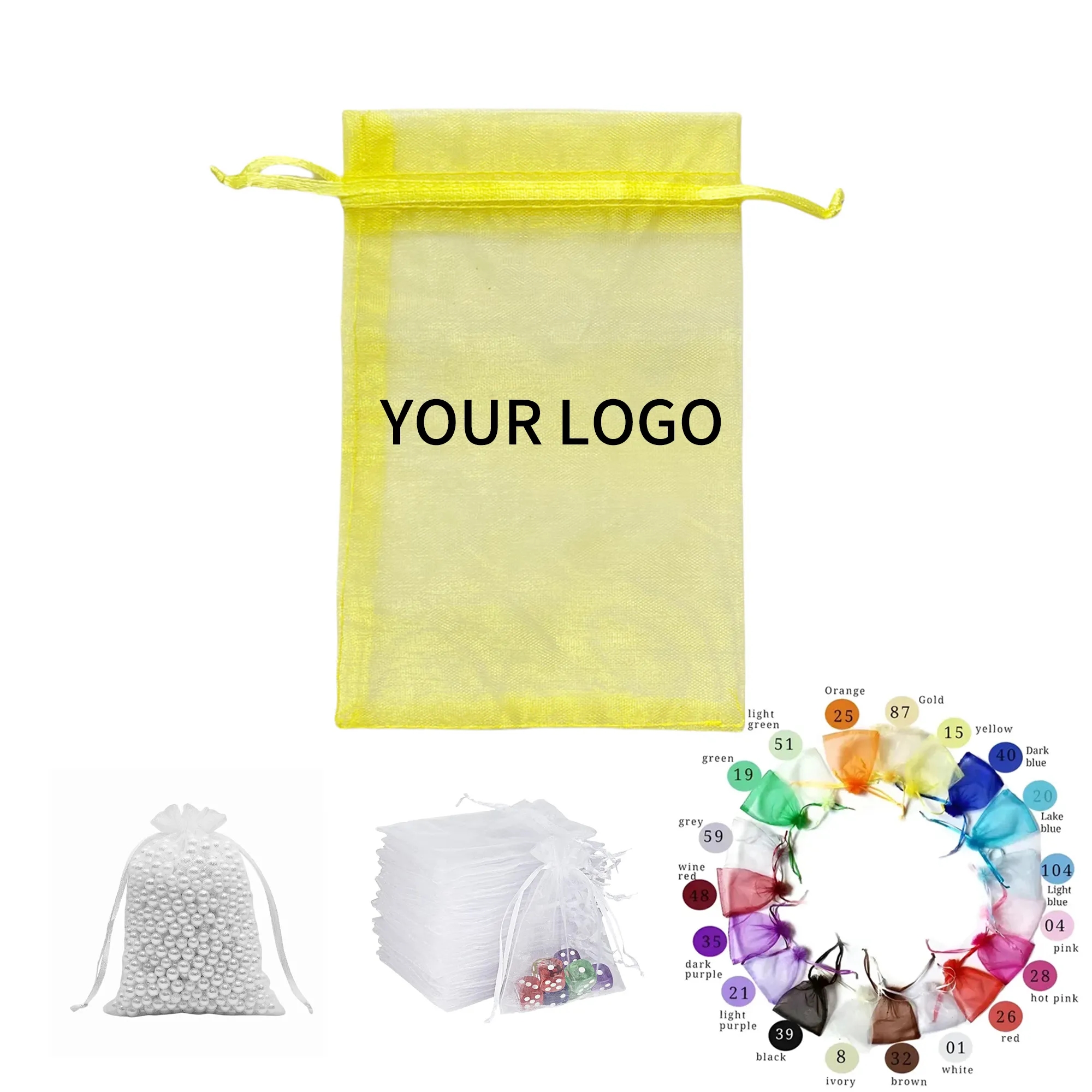 Translucent Organza Gift Bag Small Size 1
