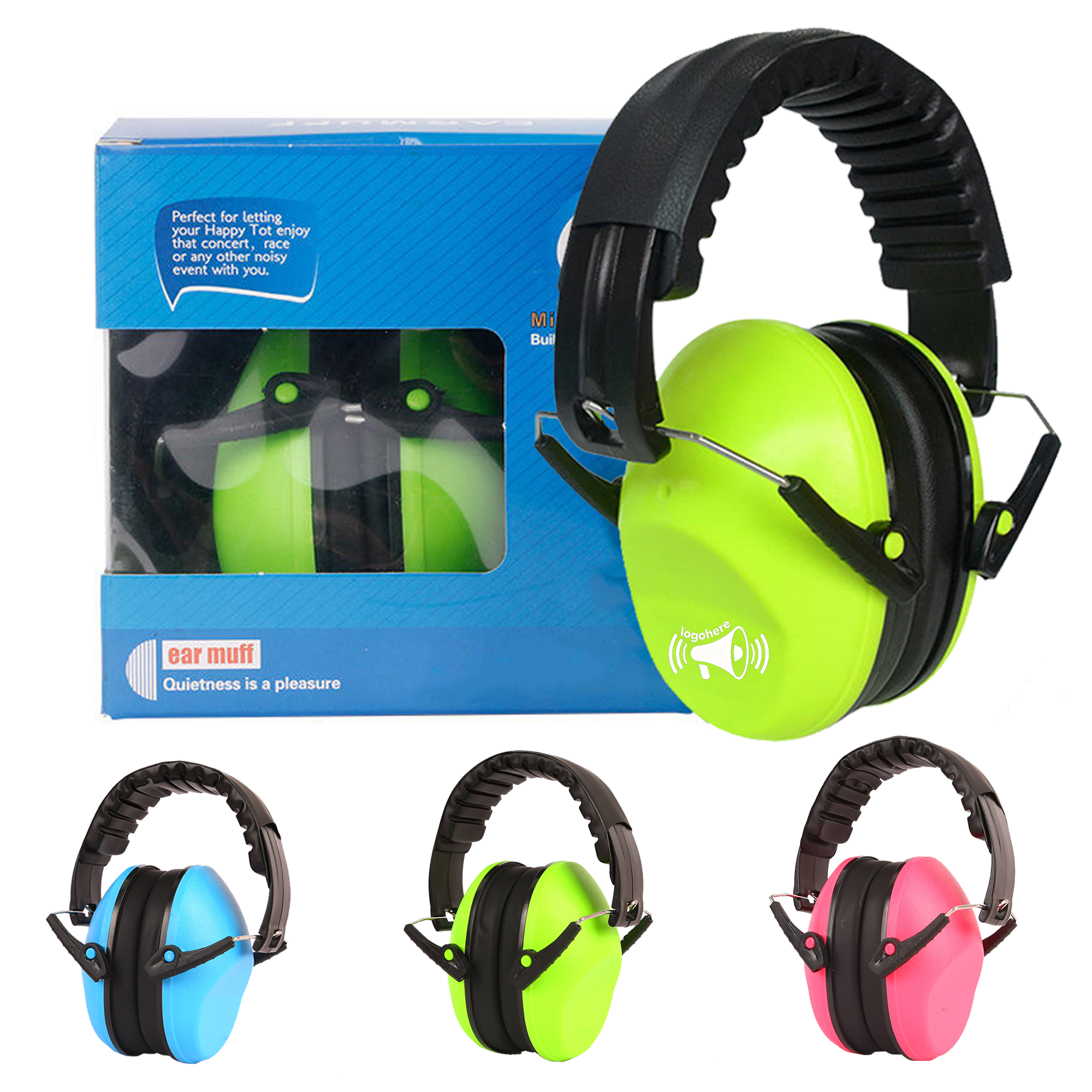 Pro Kids Earmuffs Block Noise for School and Travel 3