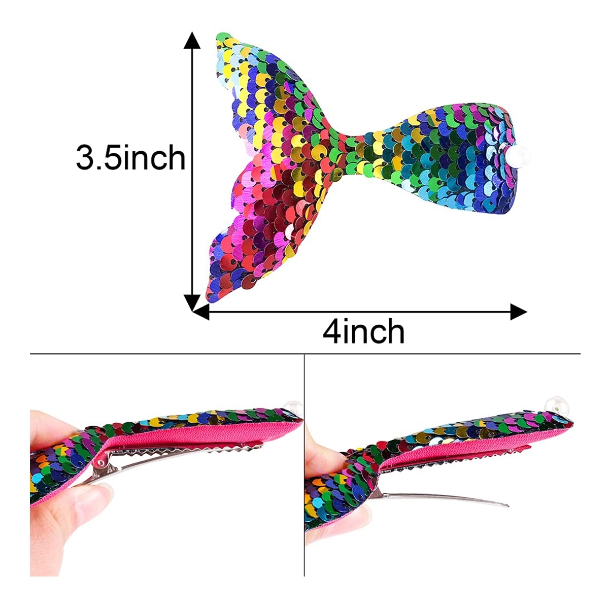 Mermaid Hair Clips Hairpins Ladies Headwear Styling Tools 3