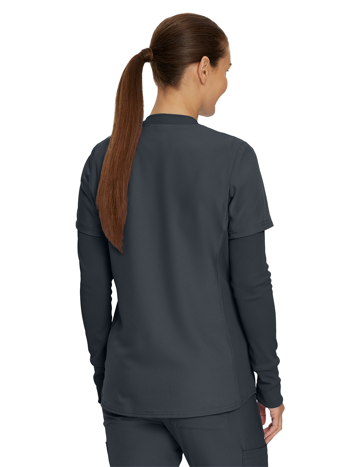Landau - Forward - Women's One-Pocket Long-Sleeve Crew Neck Underscrub Tee 32