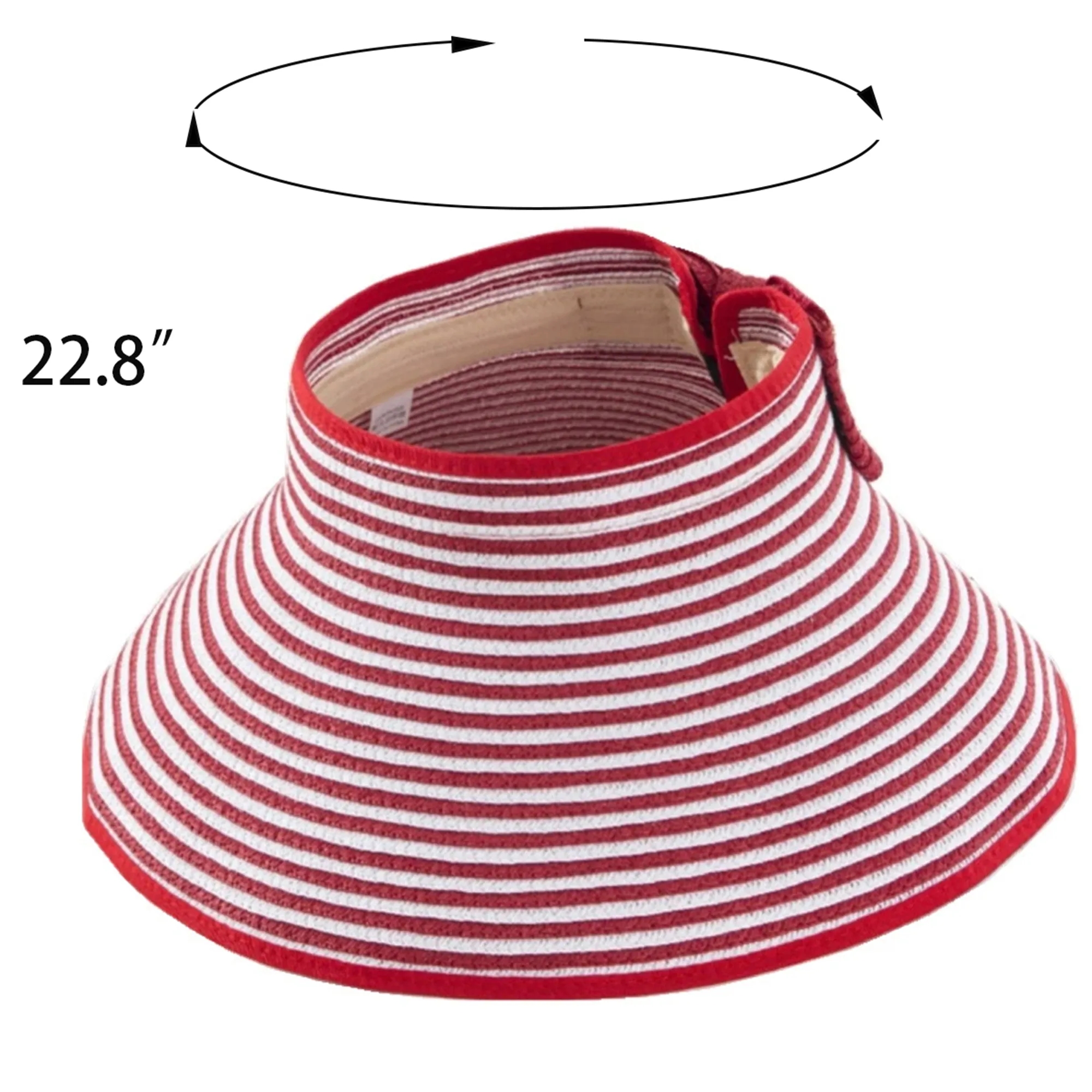 Straw Sun Visor Hats 7