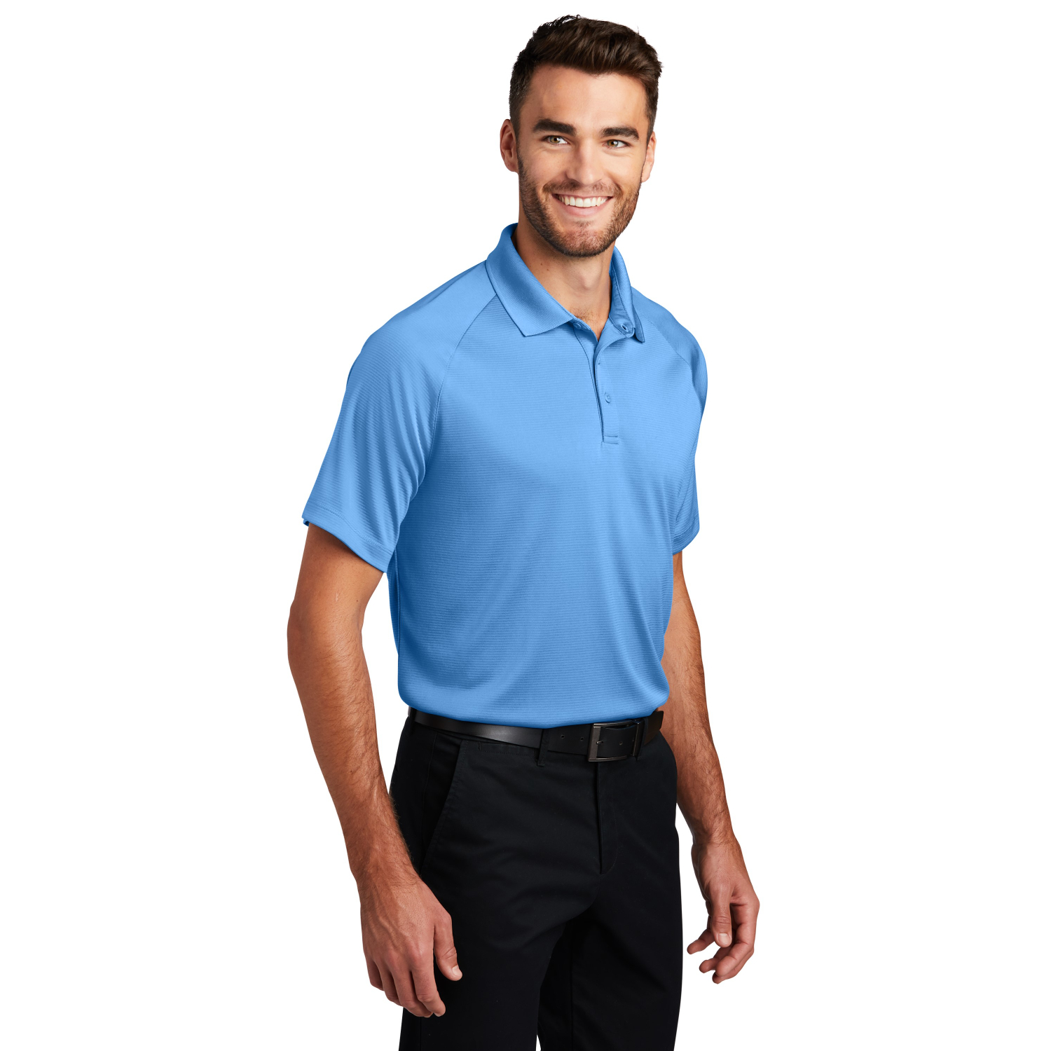 Port Authority Crossover Raglan Polo w/ Screen Print 5 oz. 5