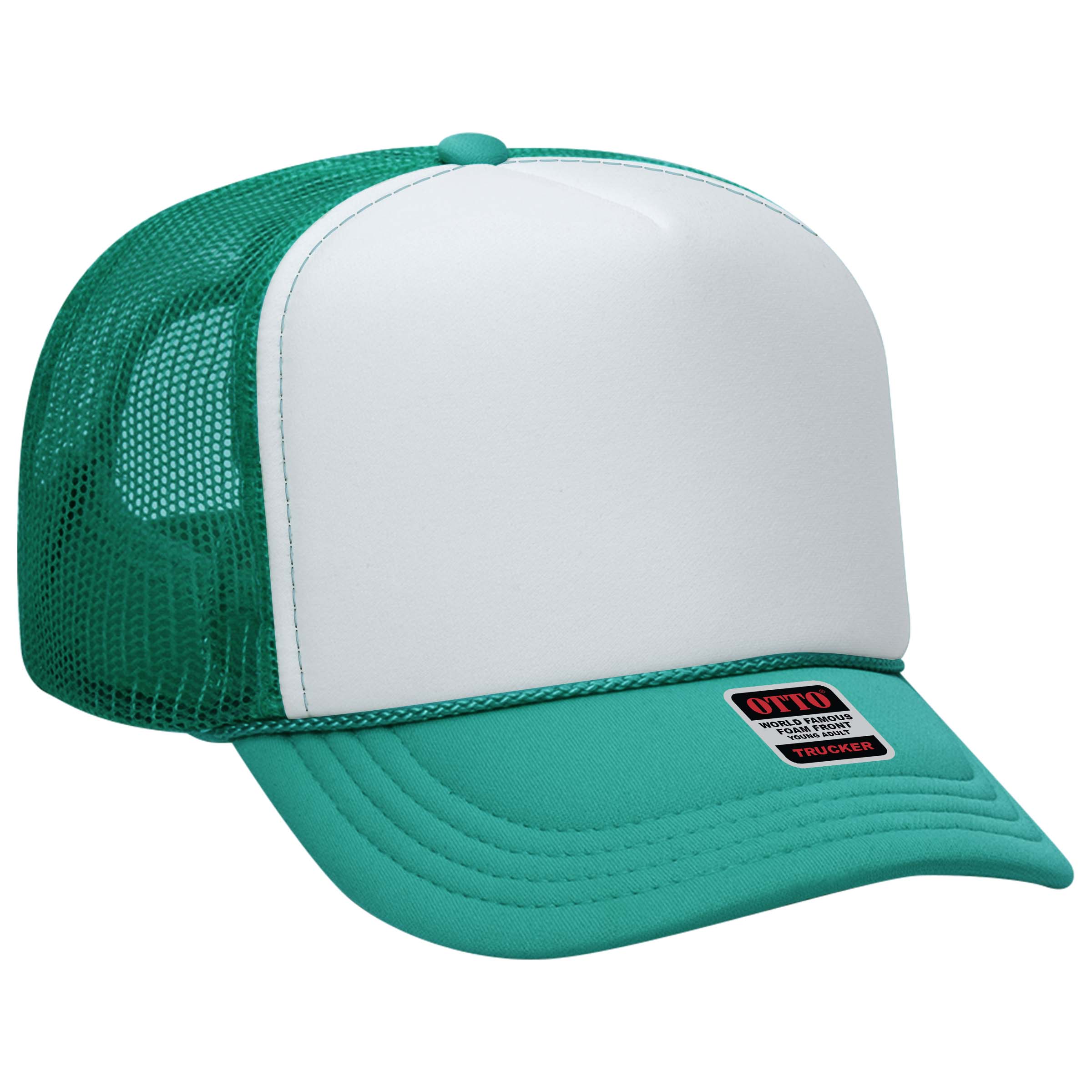 OTTO CAP® 5 Panel High Crown Mesh Back Trucker Hat 77