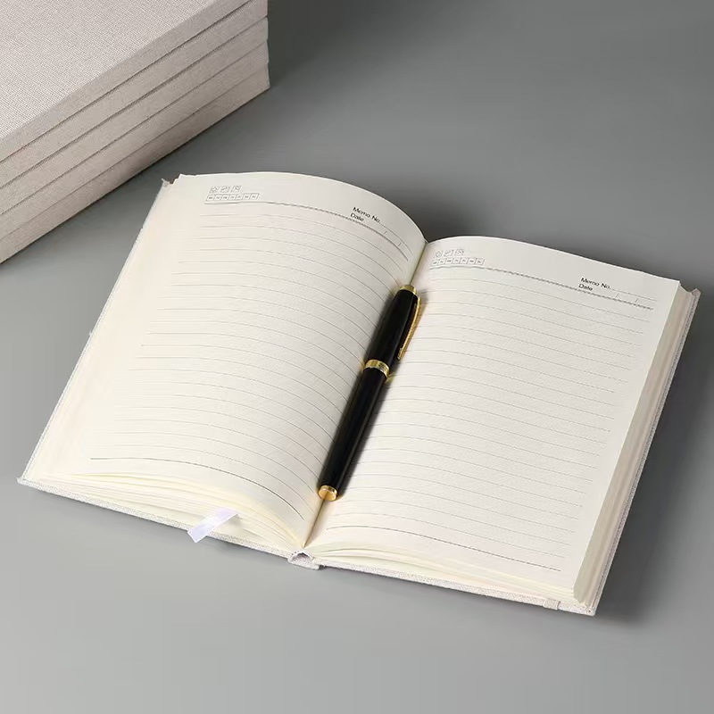 Linen-Cotton Blend Cover Notebook 5