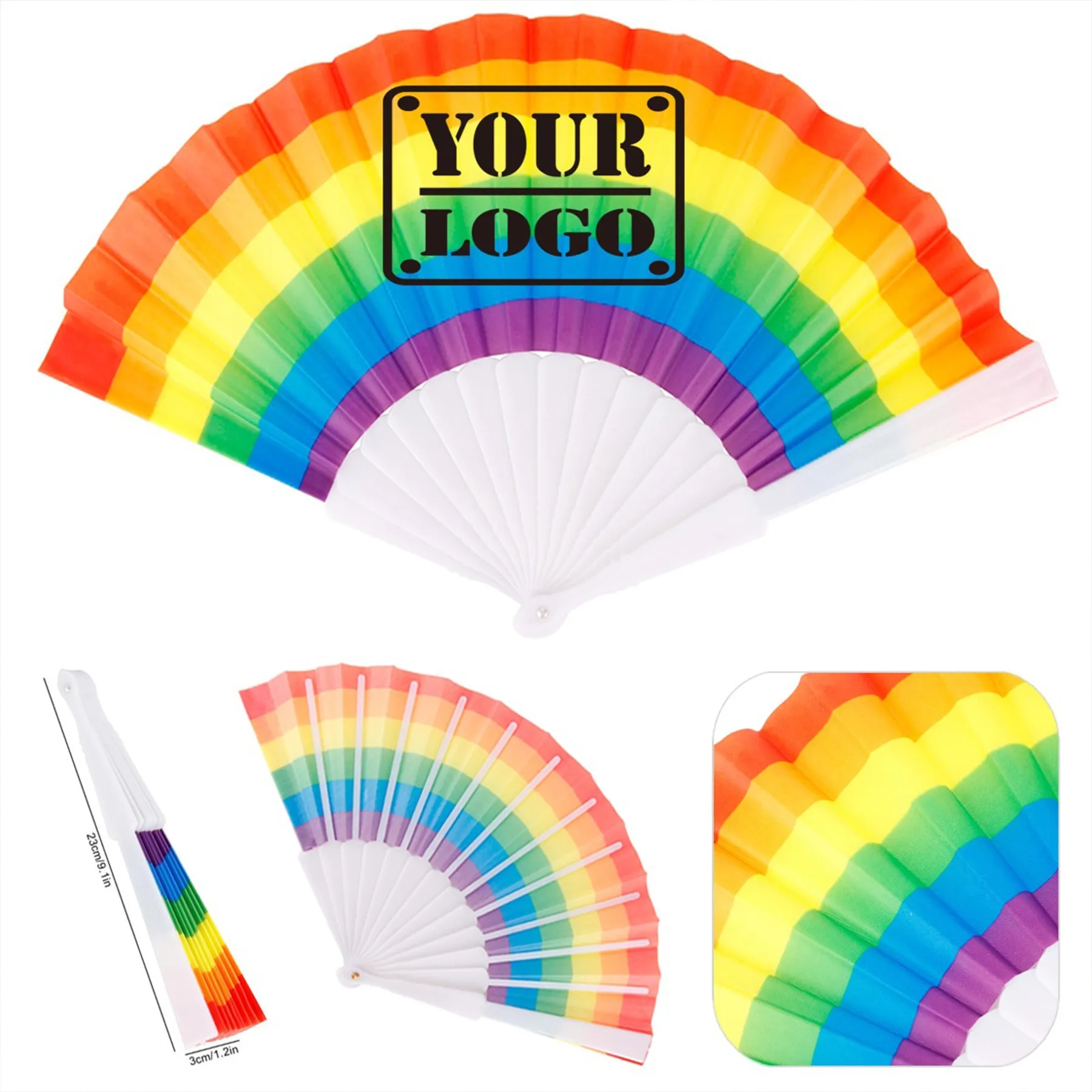 Vibrant Foldable Fan Portable Stylish And Cool 1