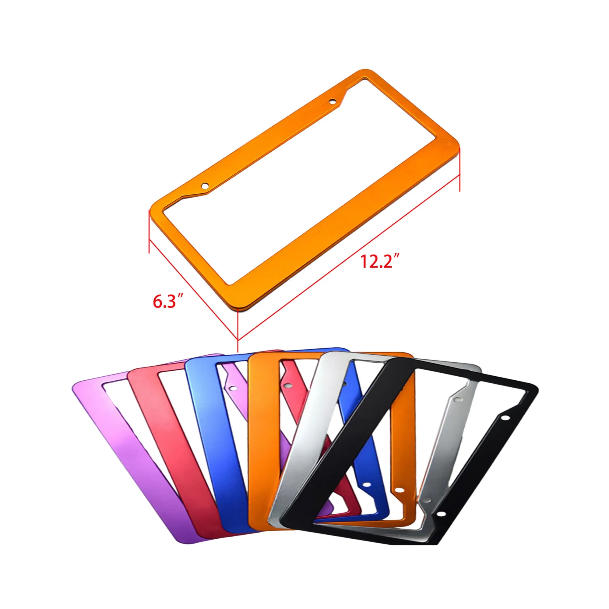 Aluminium Alloy Car License Plate Frame