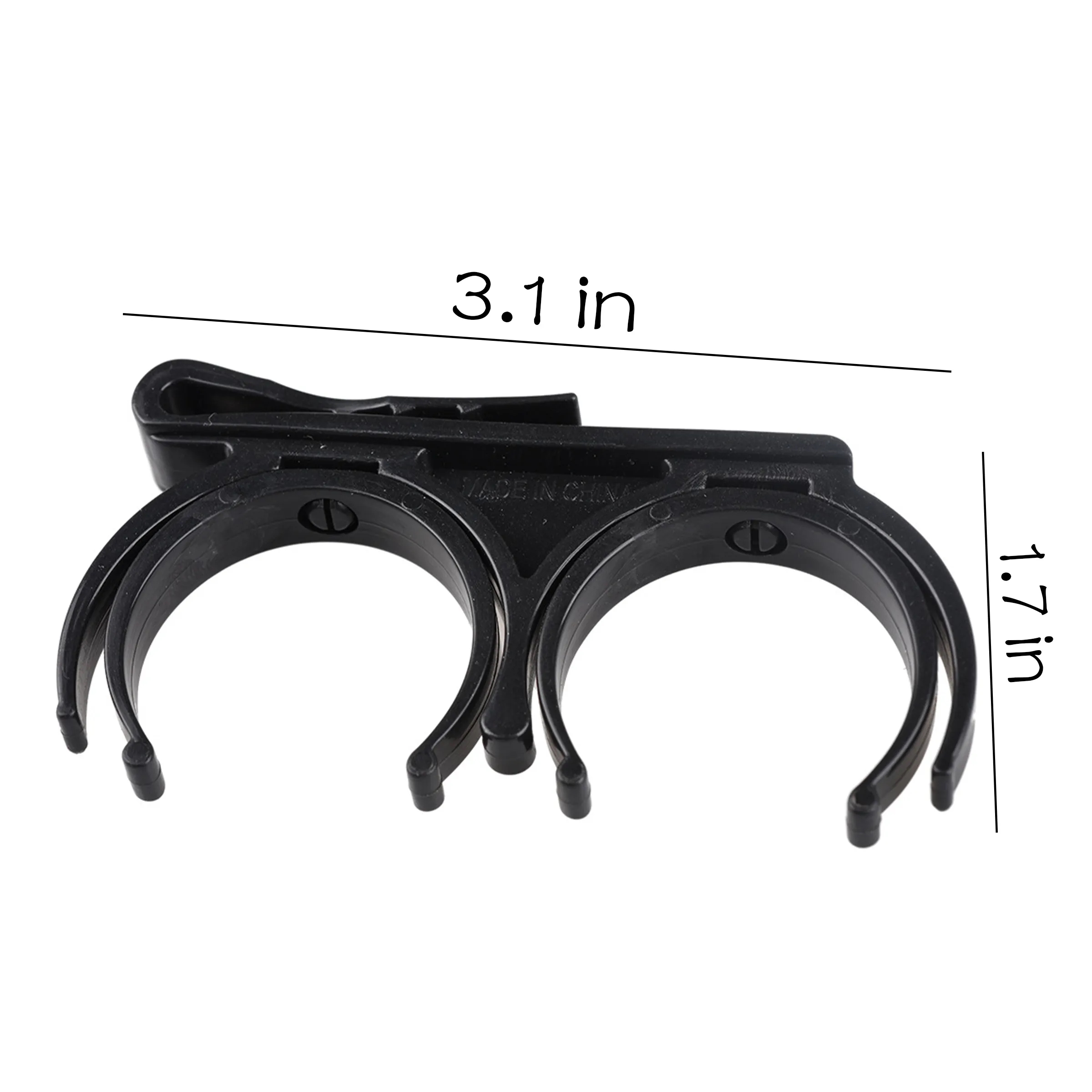 Plastic 10 Golf Rotatable Folding Ball Clip 3