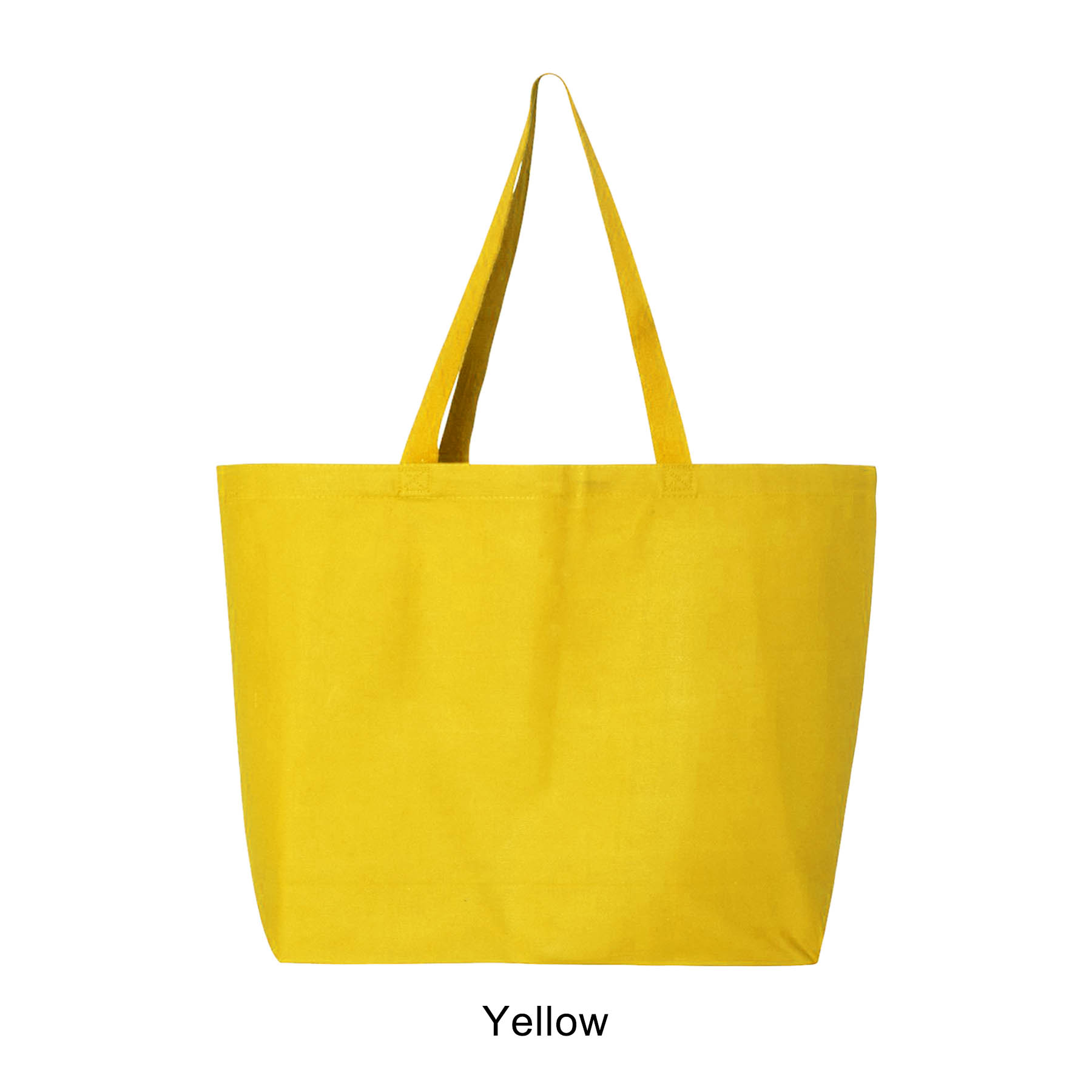 12 oz. 100% Heavy Cotton Canvas 25L Jumbo Tote Bag_R108BT 13