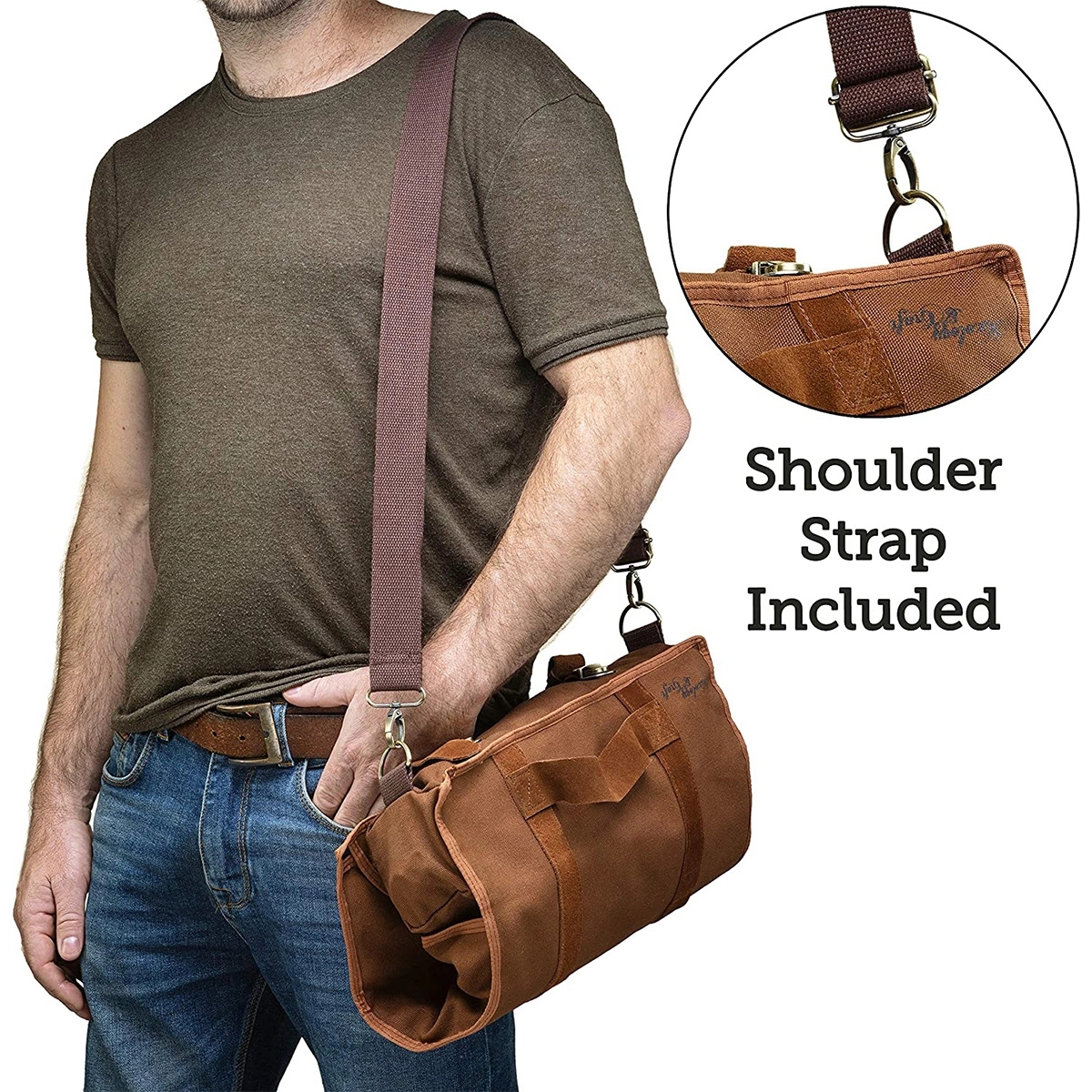 Portable Bartender Cocktail Canvas Storage Travel Bag 4