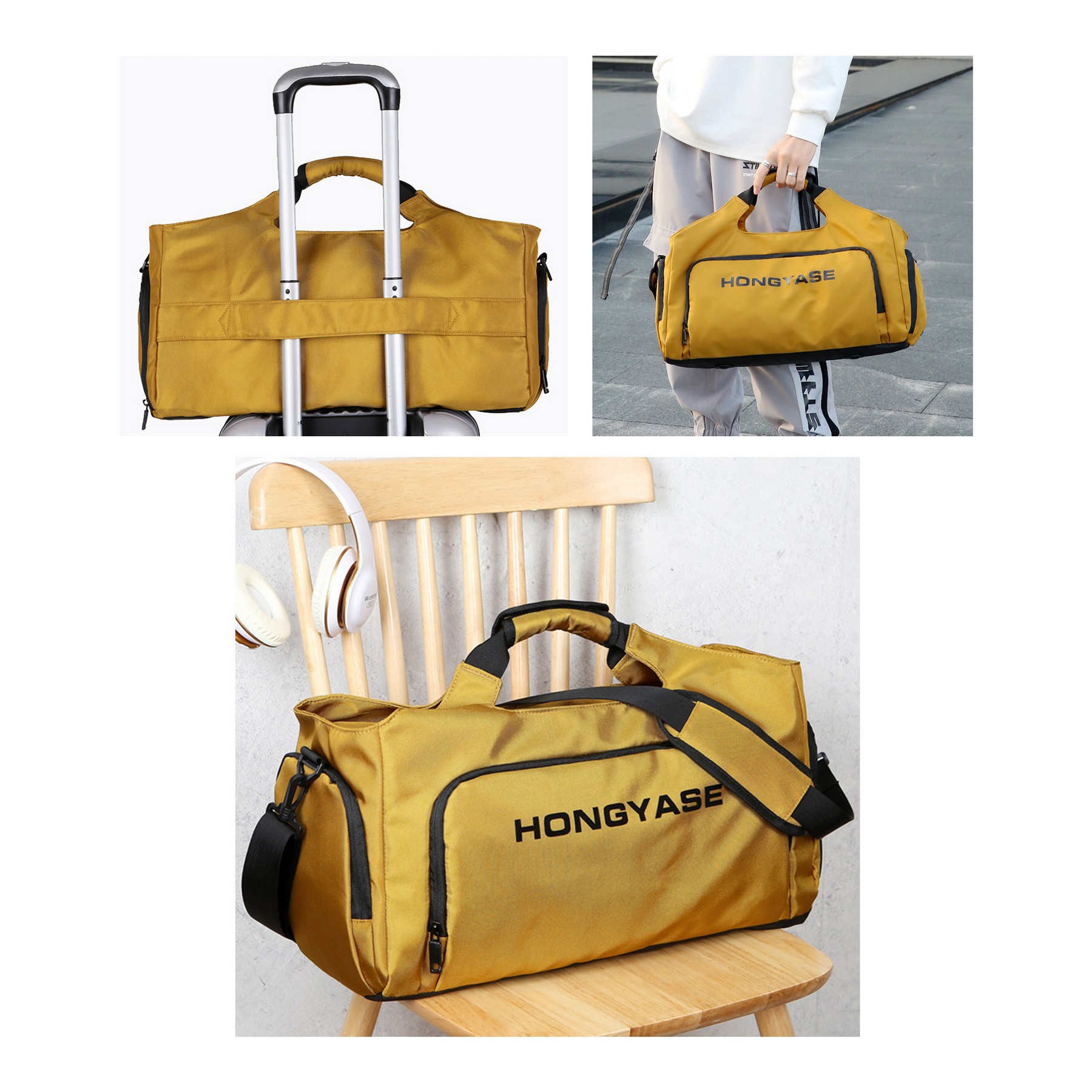 Gym Duffel Bag with Wet Pocket 4