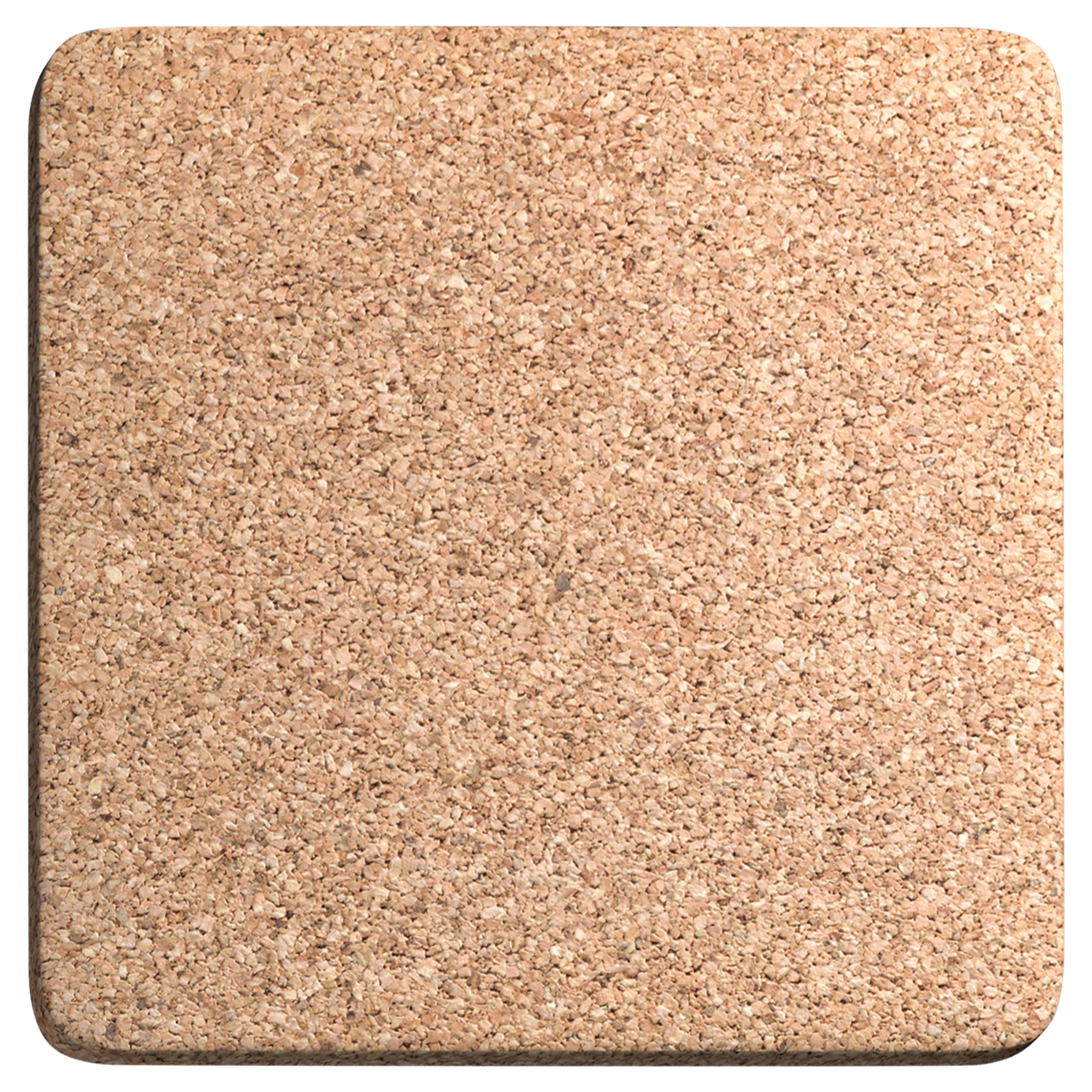 3/16" Natural Cork Coasters Square (3.5" x 3.5") round corners, Full Colour Digital Imprint 2