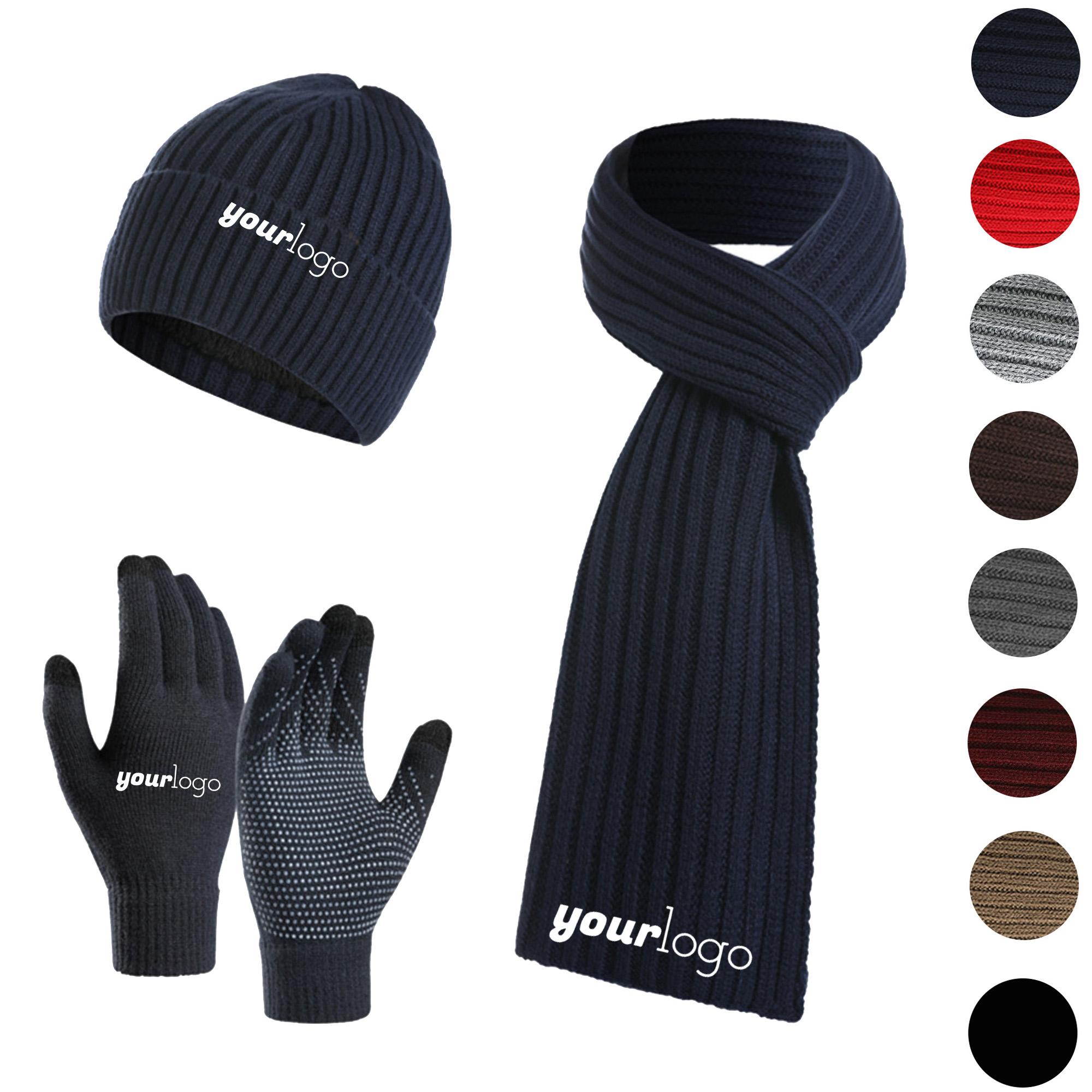 Kids Waterproof Ski Gloves with Touchscreen and Fleece 8