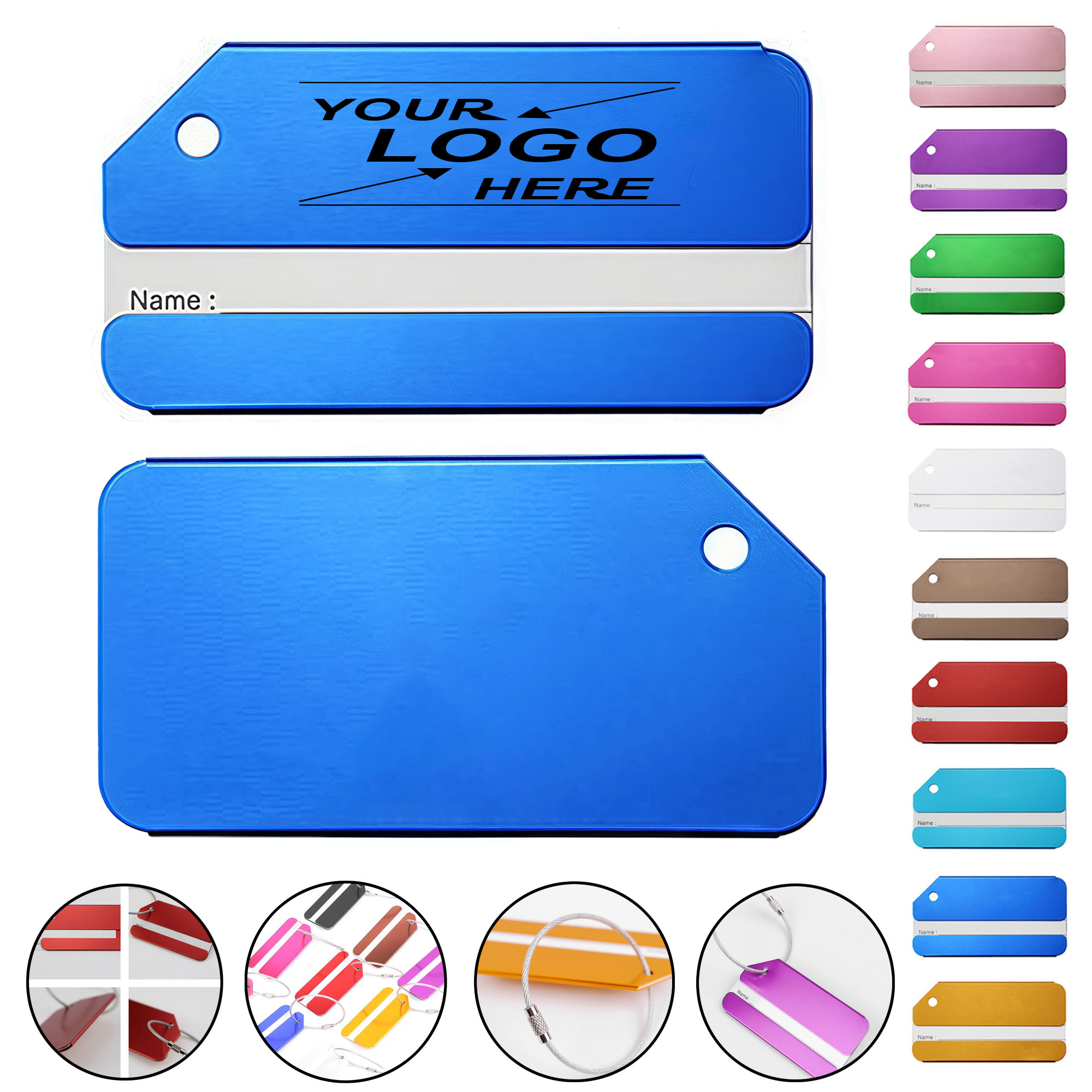 Custom Printed Luggage Tags 12