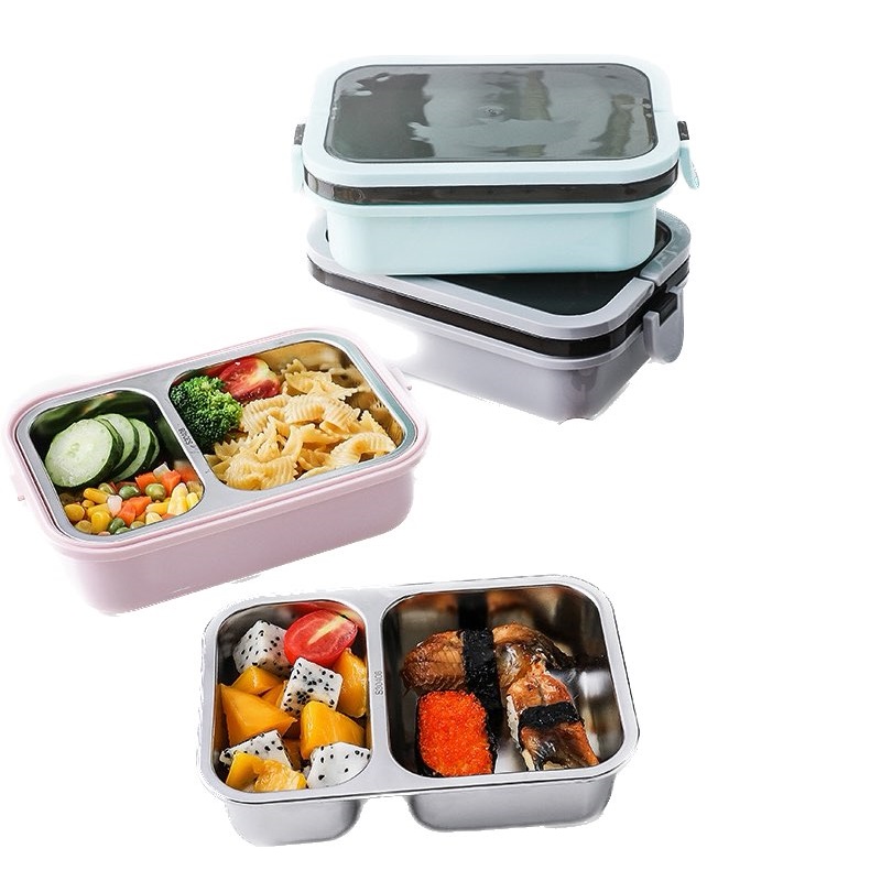 Two-Compartment Lunch Box 2