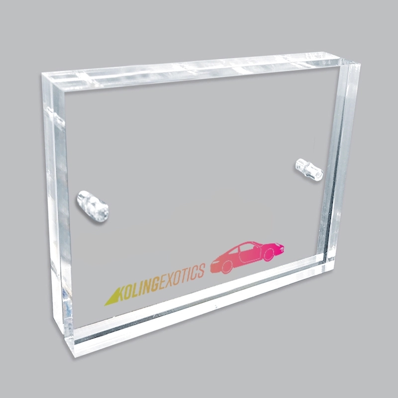 Custom UV color Acrylic Block Frames 11