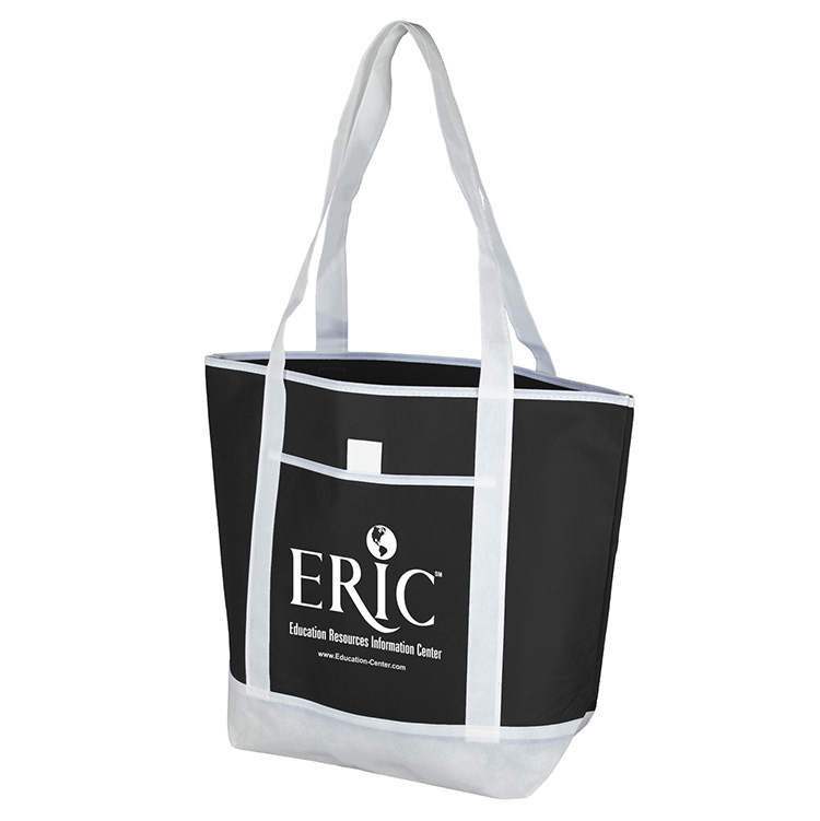17-1/2"W x 13-1/2"H x 6"Gusset - "THE LIBERTY" Corporate, Travel and Beach Tote Bag 16