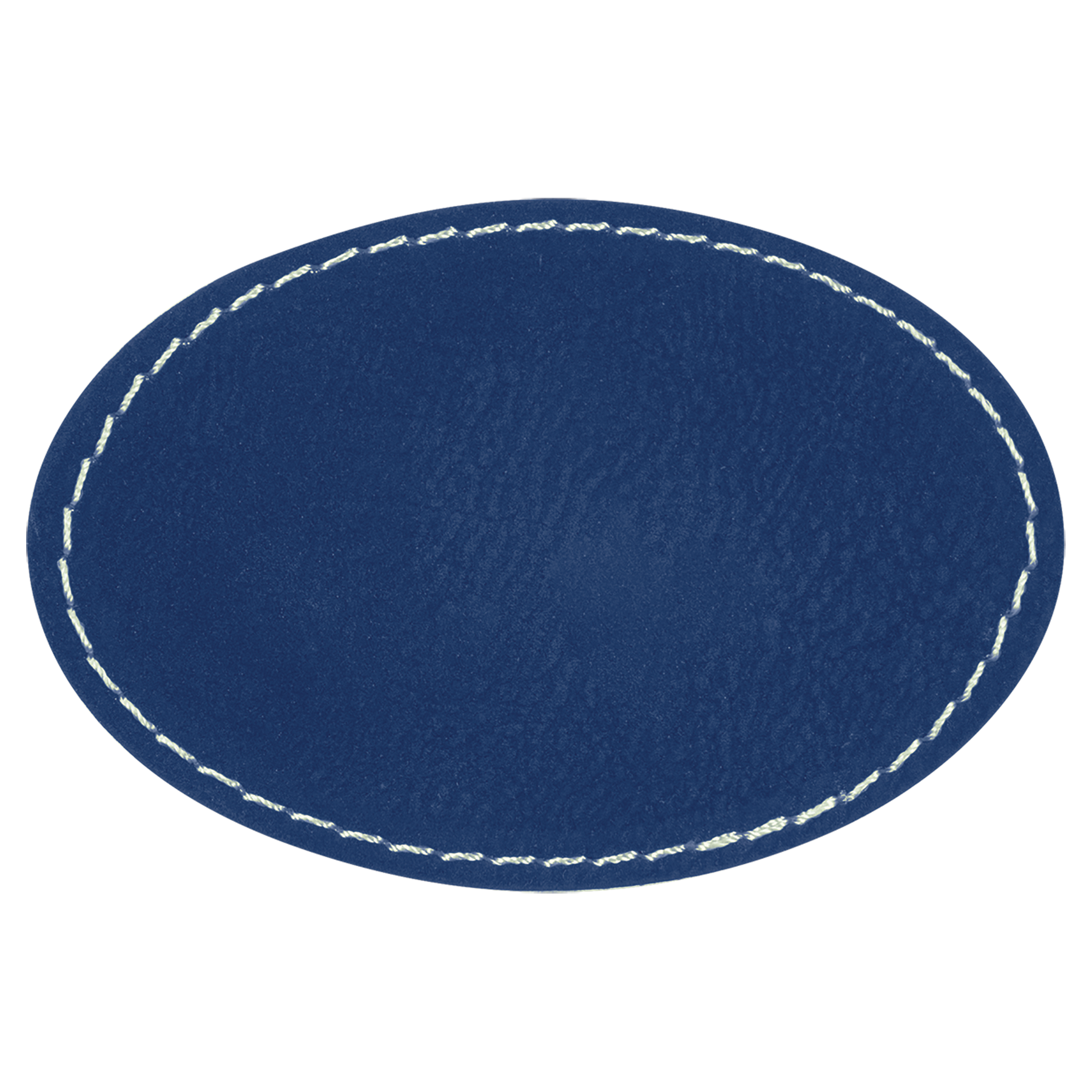 3 1/2" x 2 1/2" Oval Leatherette Patch with Adhesive 5