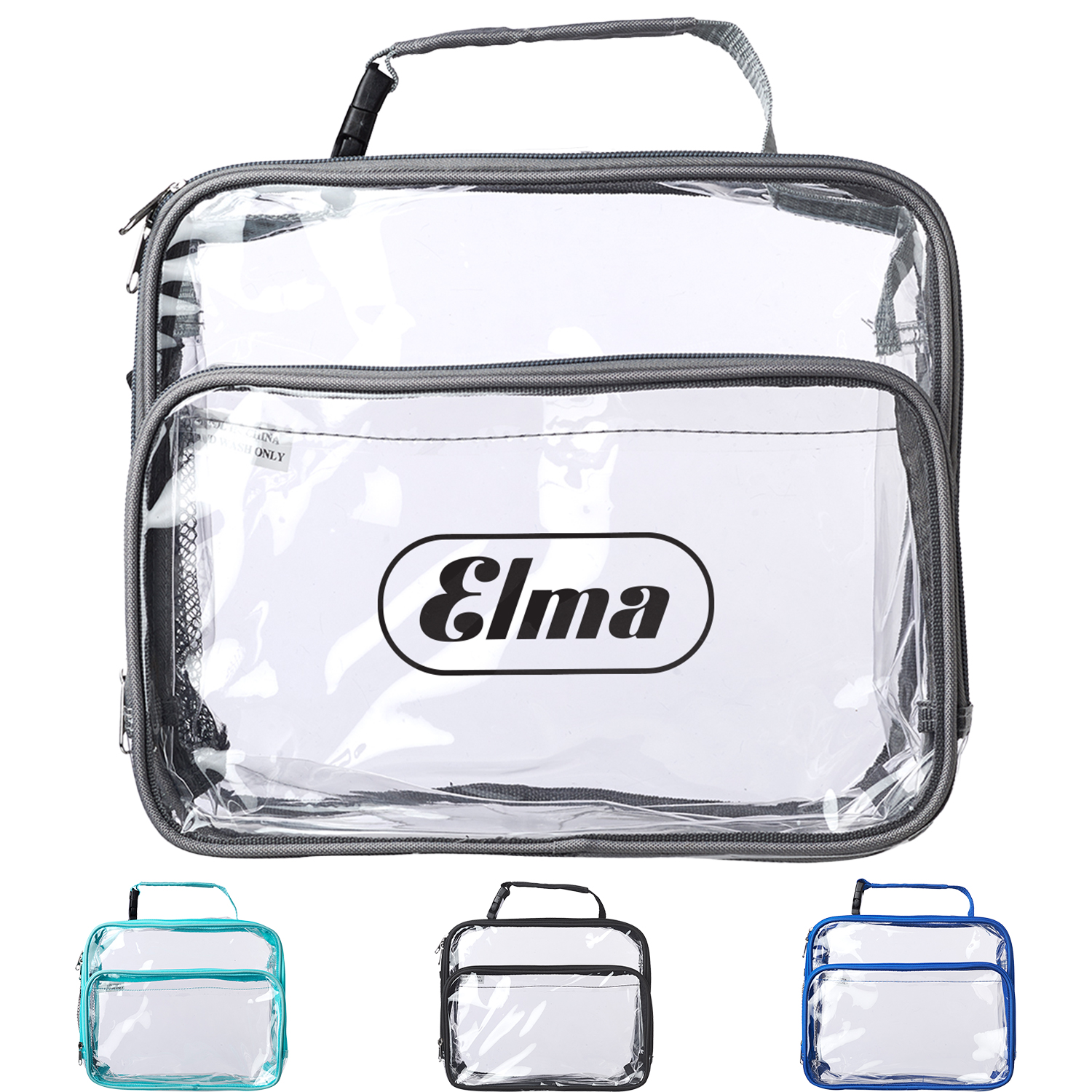 Clear Transparent Vinyl Bag with Handle 2