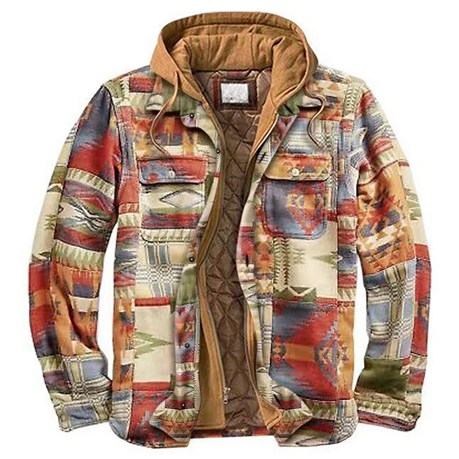 Plaid Cotton Hooded Jacket 13
