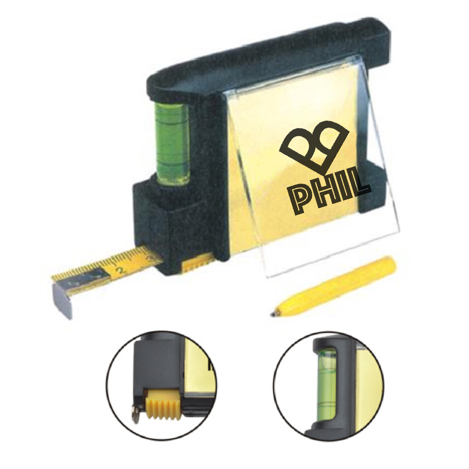 Multi-Function Tape Measure w/ Built-in Level 1