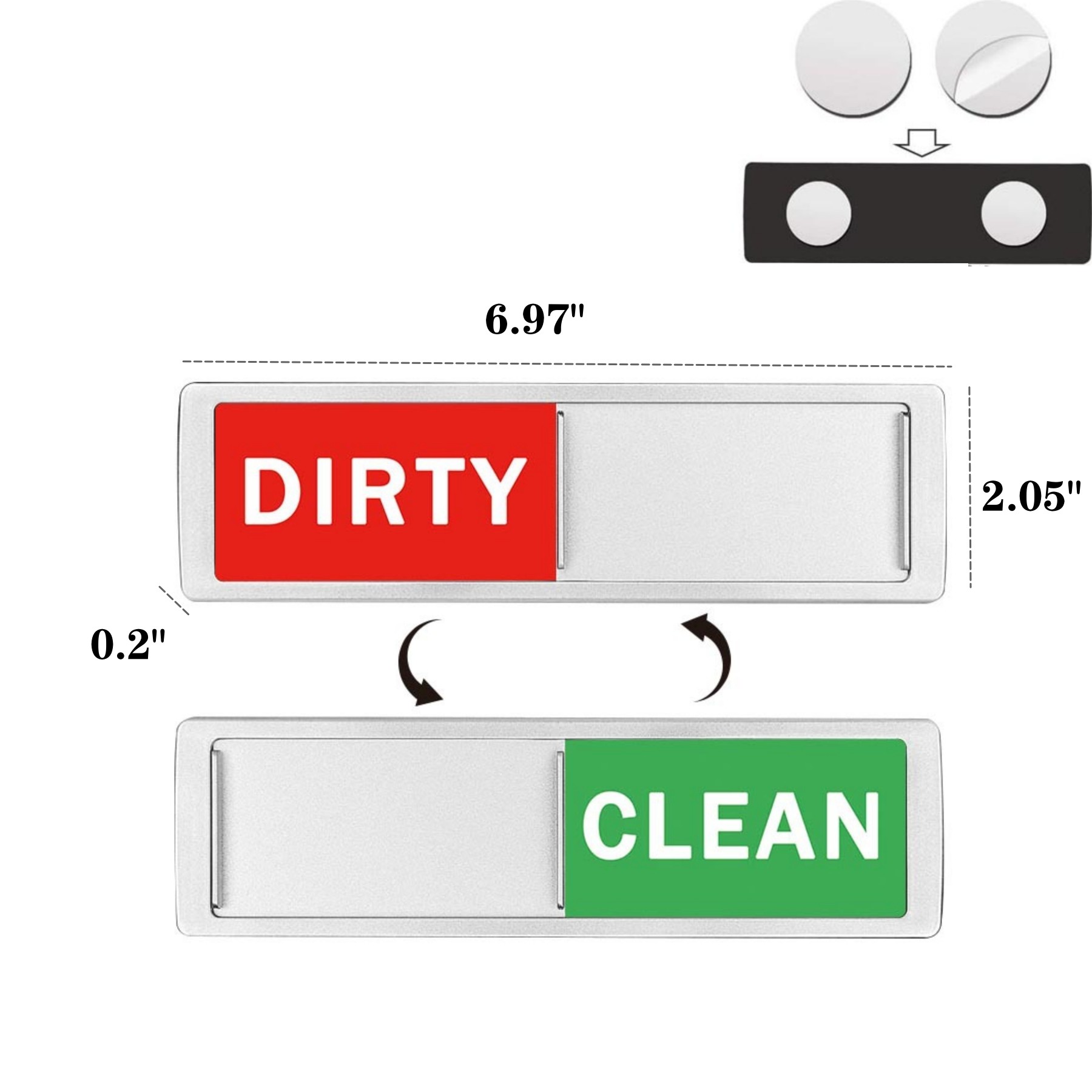 Dishwasher Magnet Clean Dirty Sign 3
