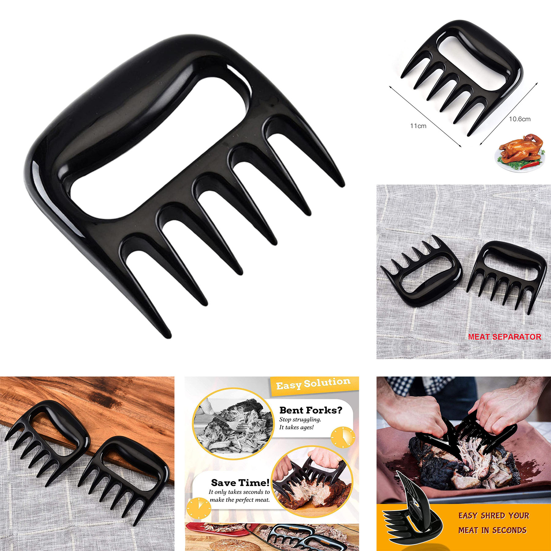 BBQ Meat Shredder Claws 2
