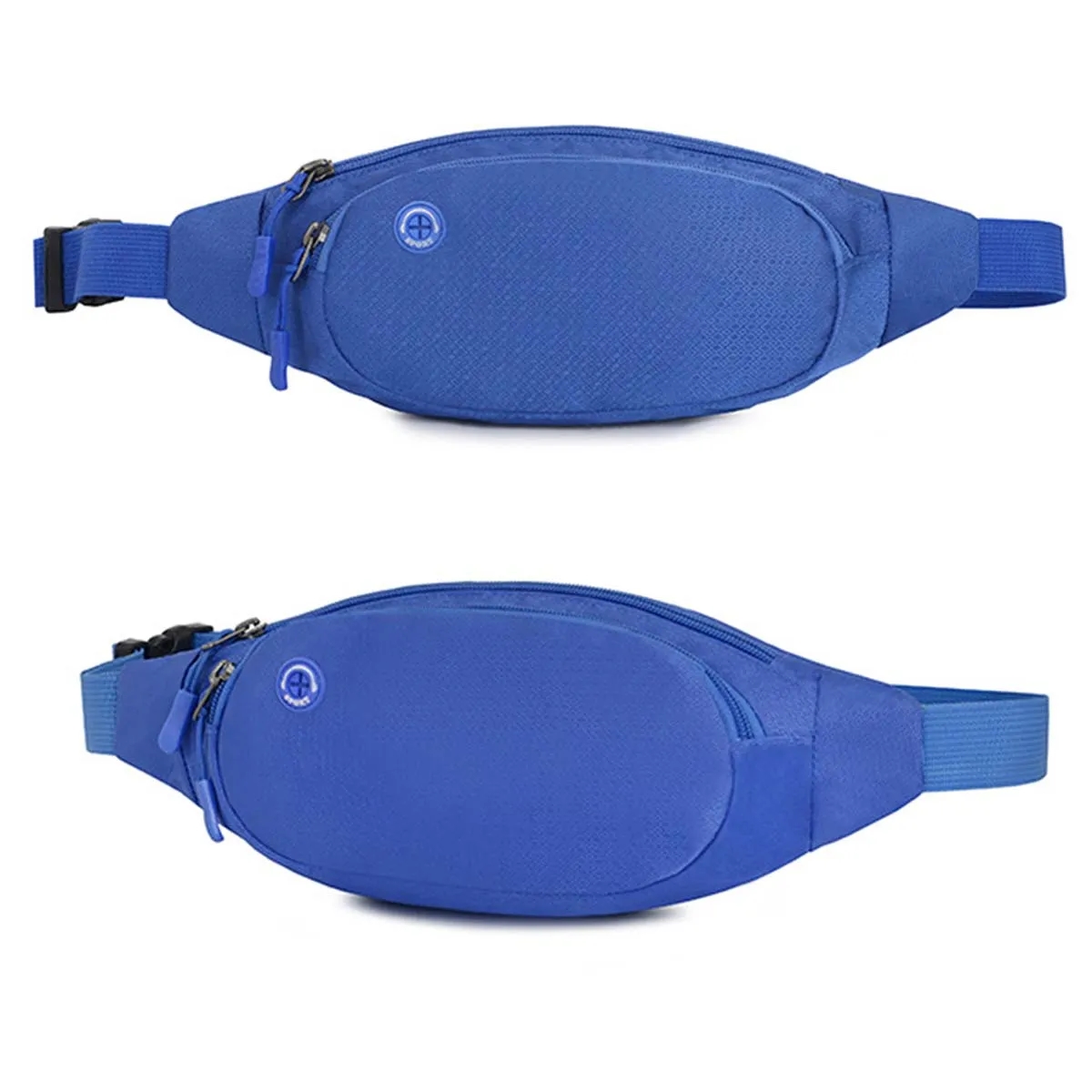 Large Crossbody Fanny Pack with 3-Zipper Pockets 6