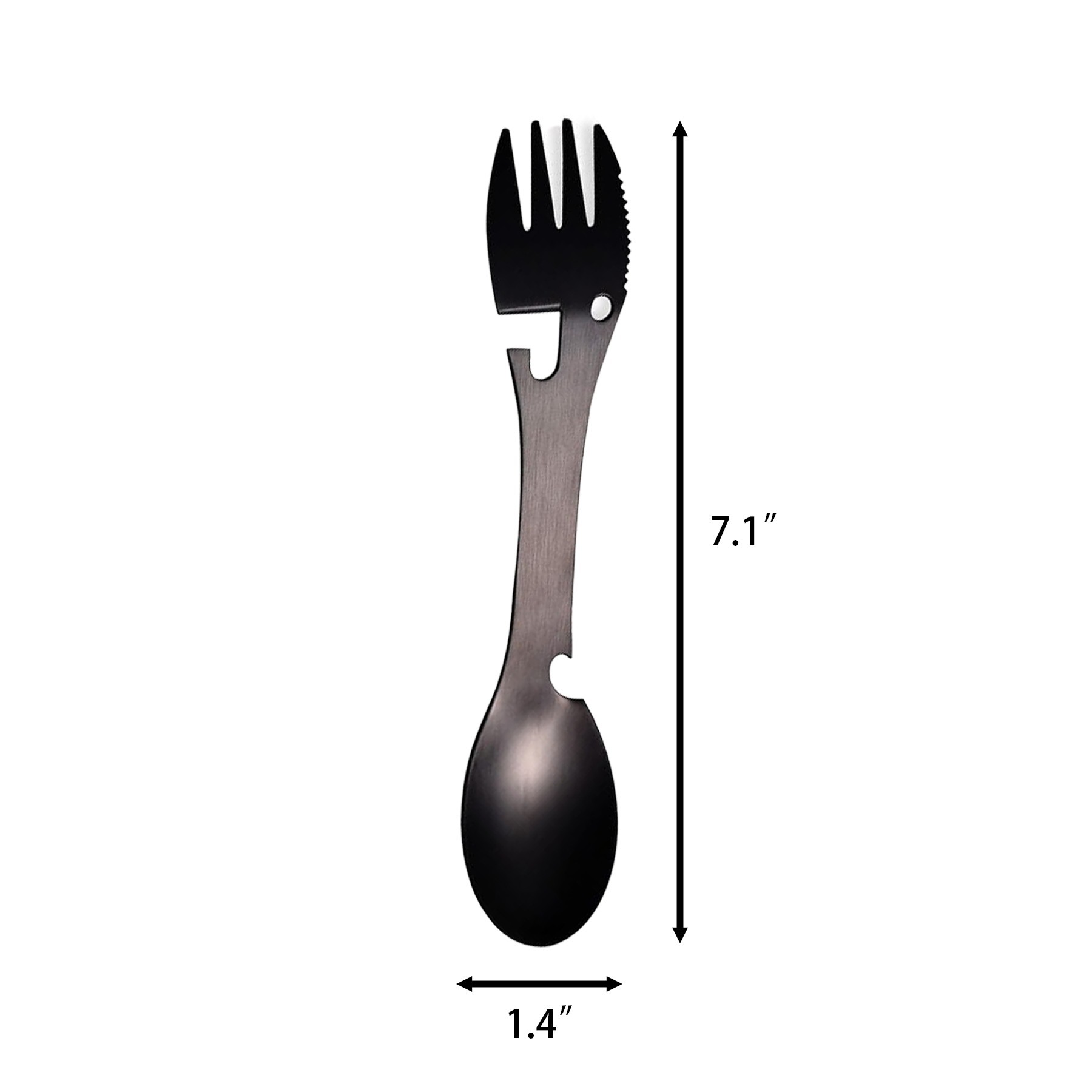 Multifunctional Cookware Spoon Fork Bottle Opener For Camping 4