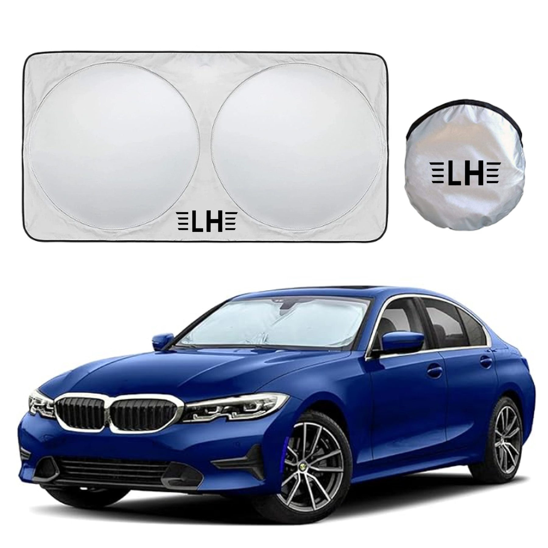 Telescopic General Motors Front Windshield Sunshade 5