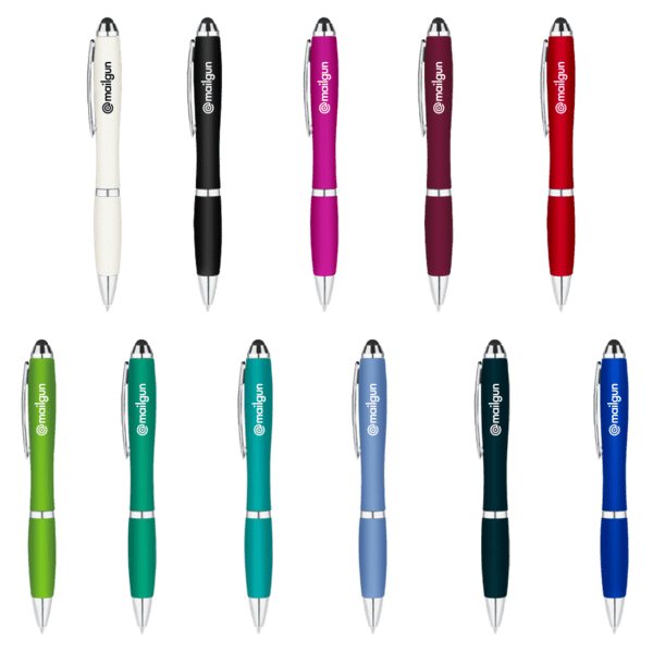 Metallic Curvaceous Ballpoint Stylus