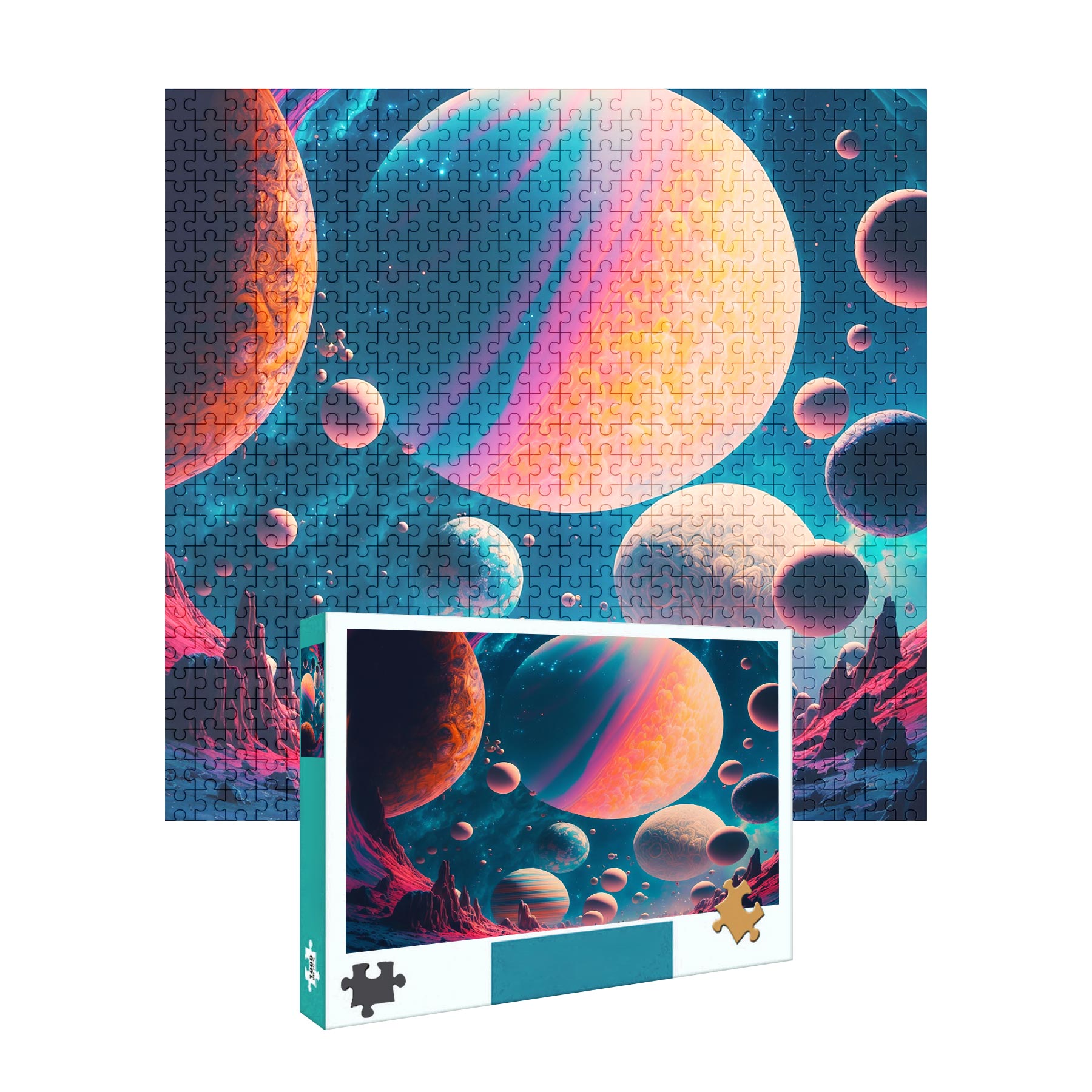 1000 Pieces Custom Printed Jigsaw Puzzle 4