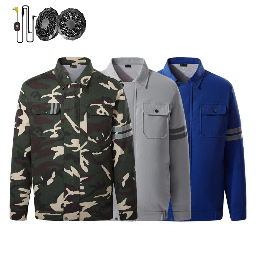 Air-conditioned Jacket With Reflective Belt 2