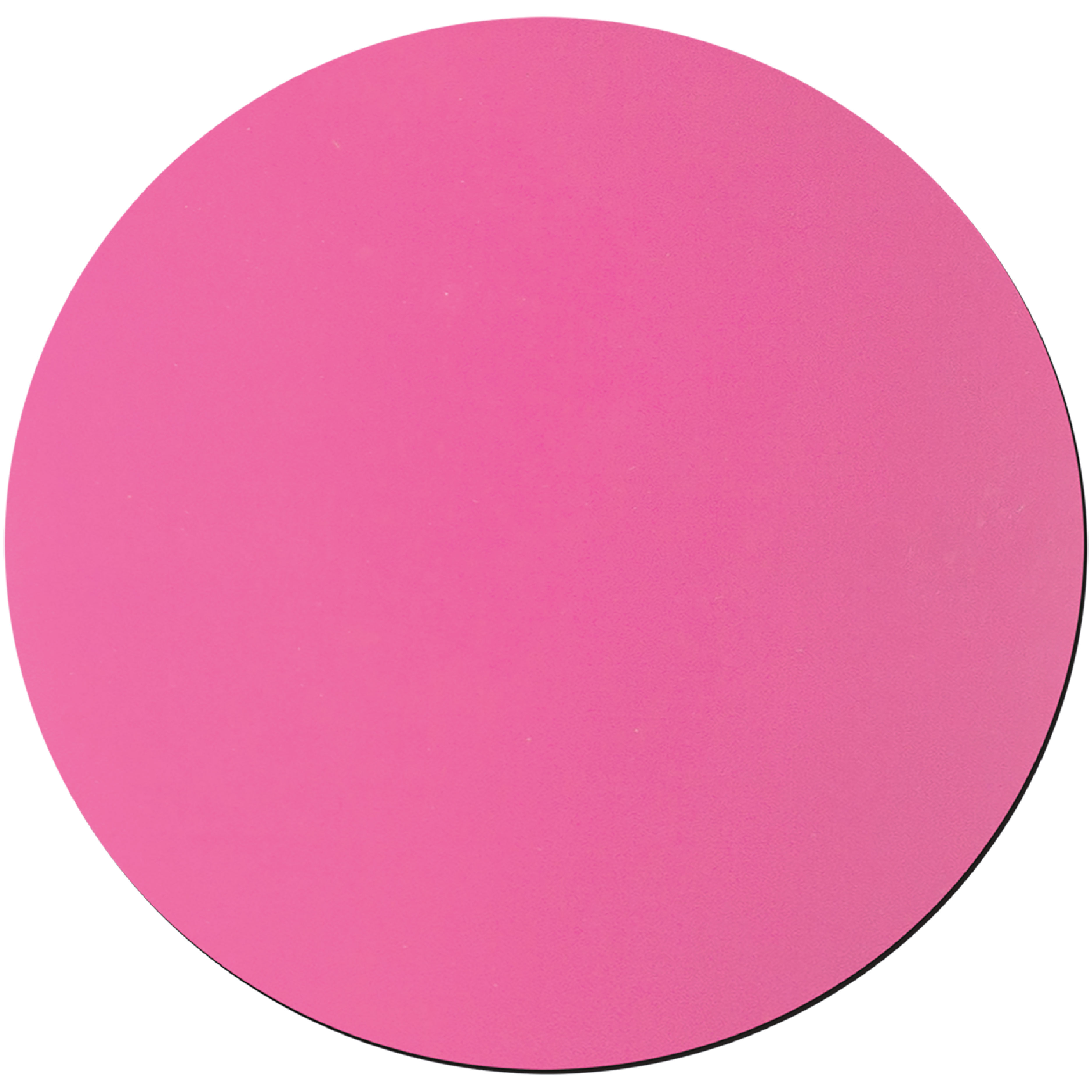 3" Pink Round Silicone Coaster 3