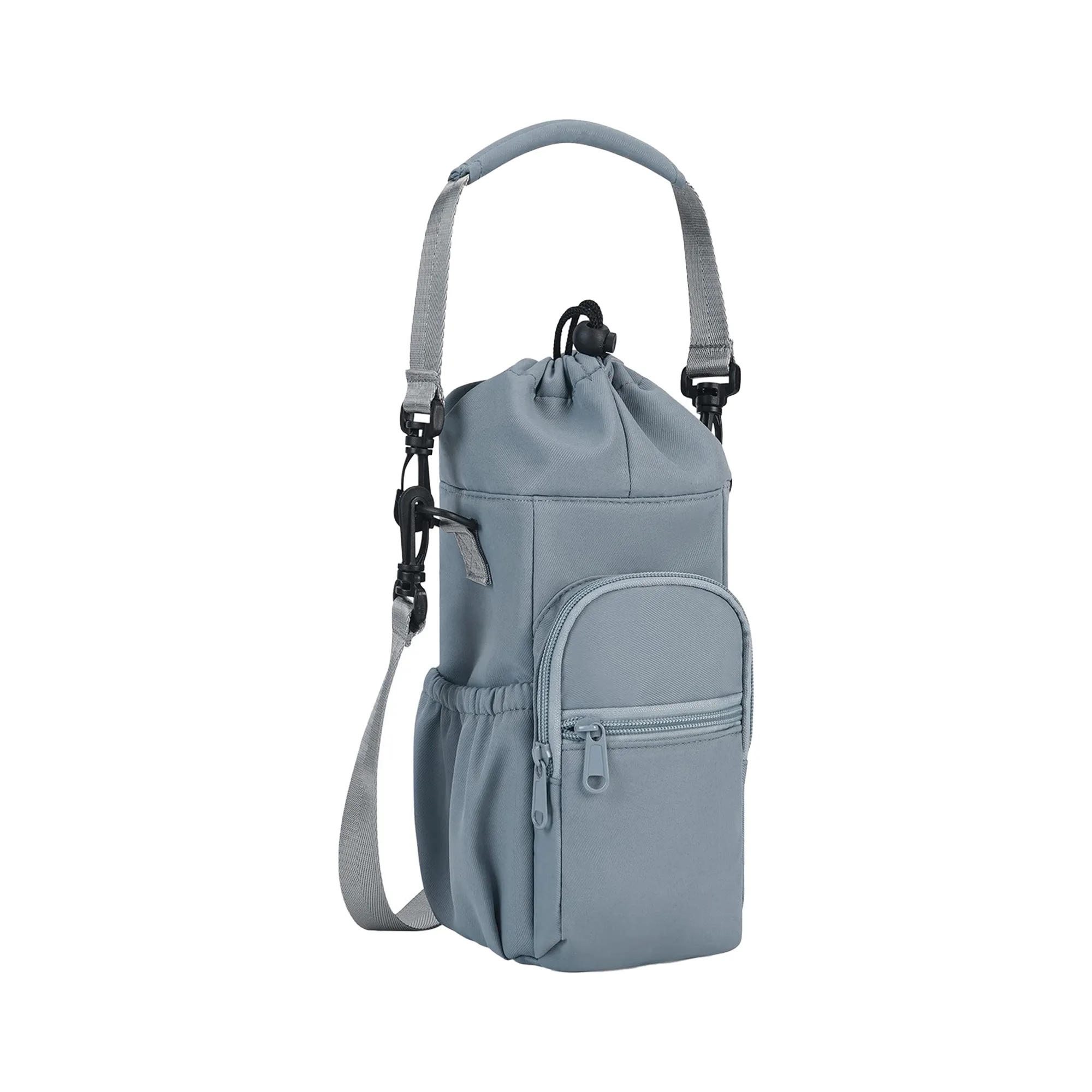 Convertible Single-Shoulder Insulated Bag with Bottle Holder 6