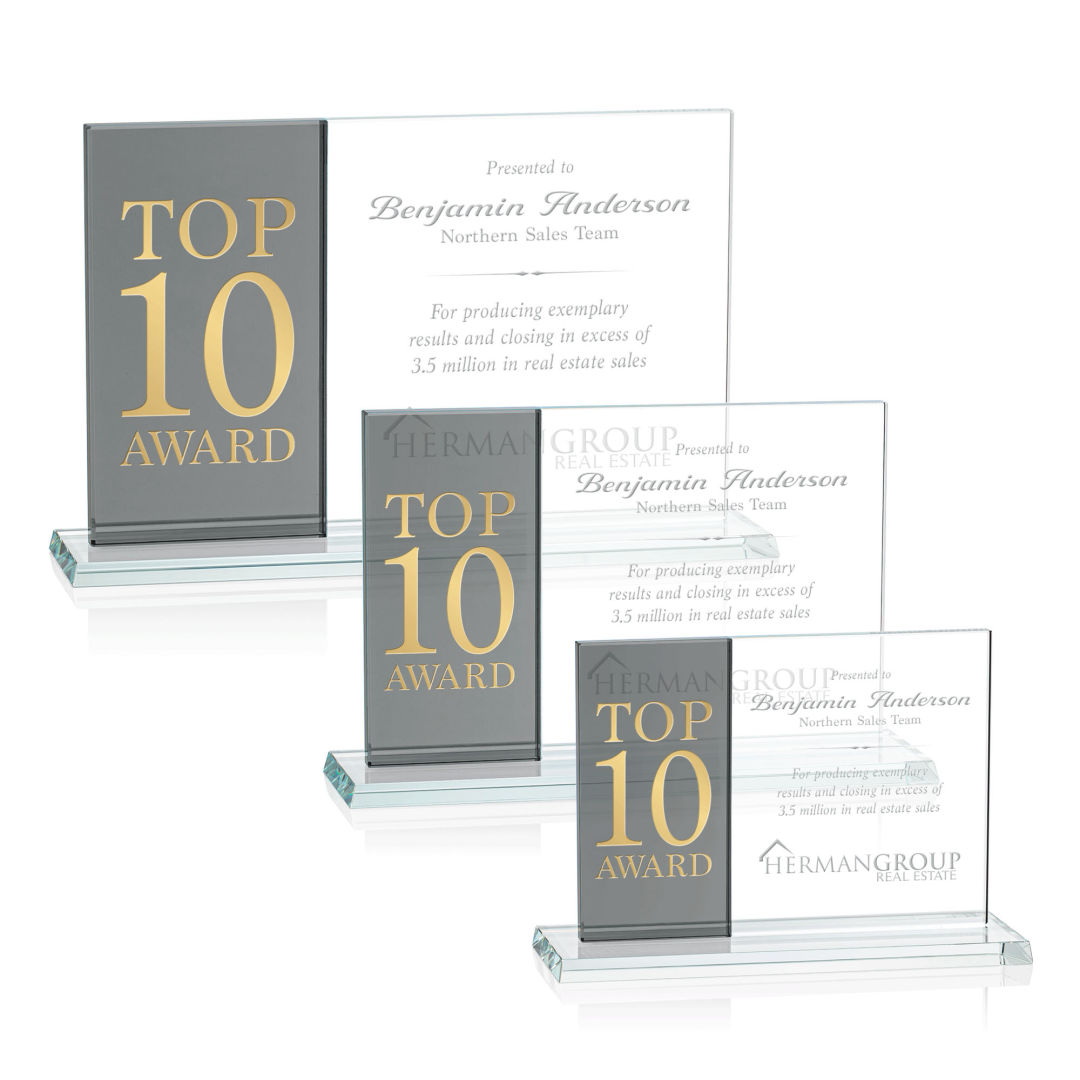 Composite Horizontal Award - Grey 5