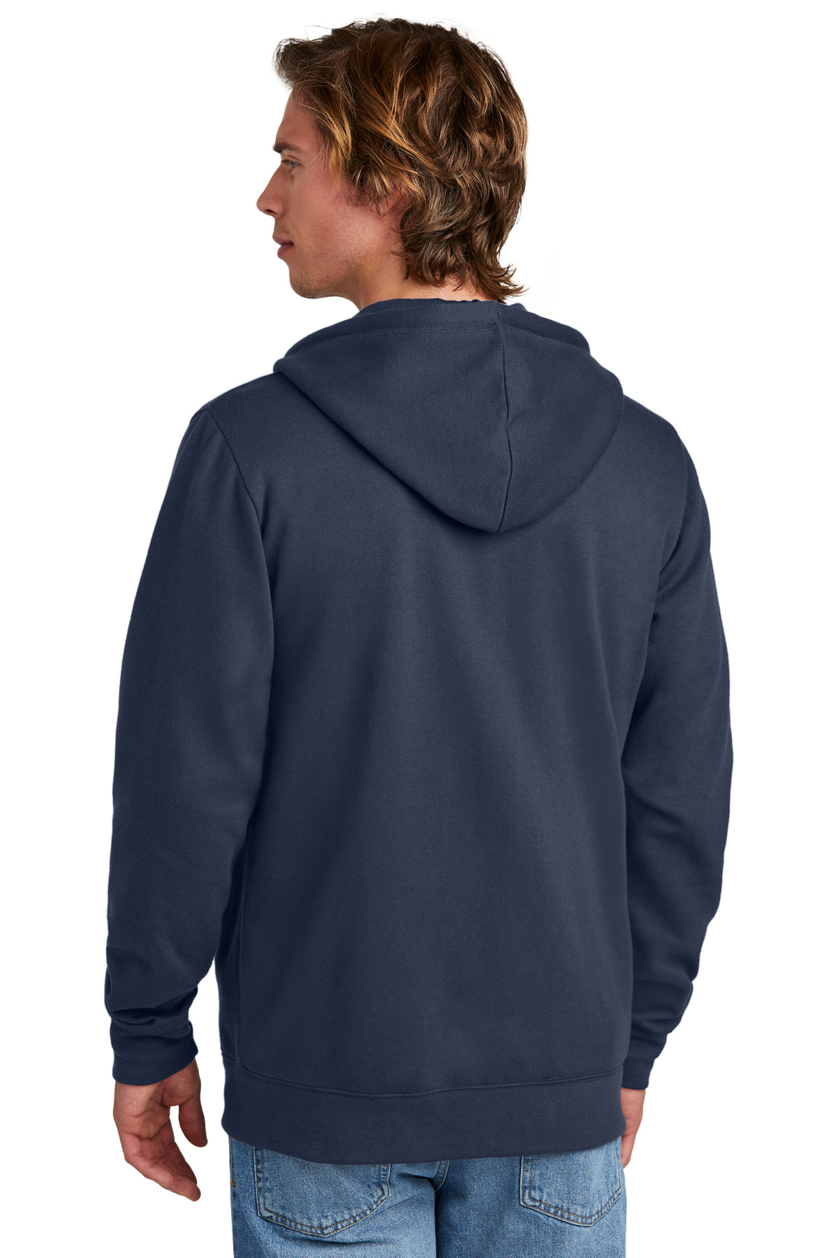 New Era Comeback Fleece Full-Zip Hoodie NEA551, custom hoodie or sweatshirt with logo imprint 4