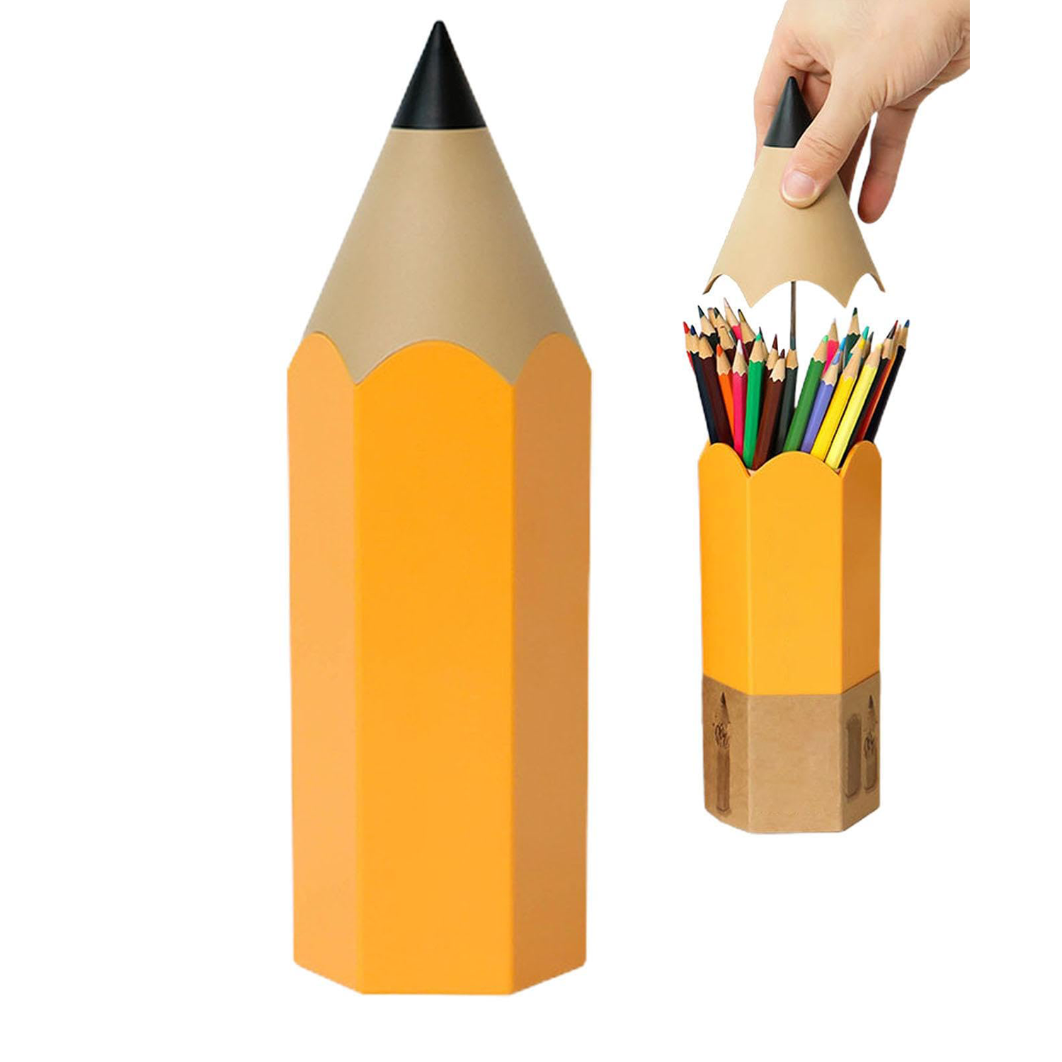 Pencil Shape Holder With Double Layer Structure 4