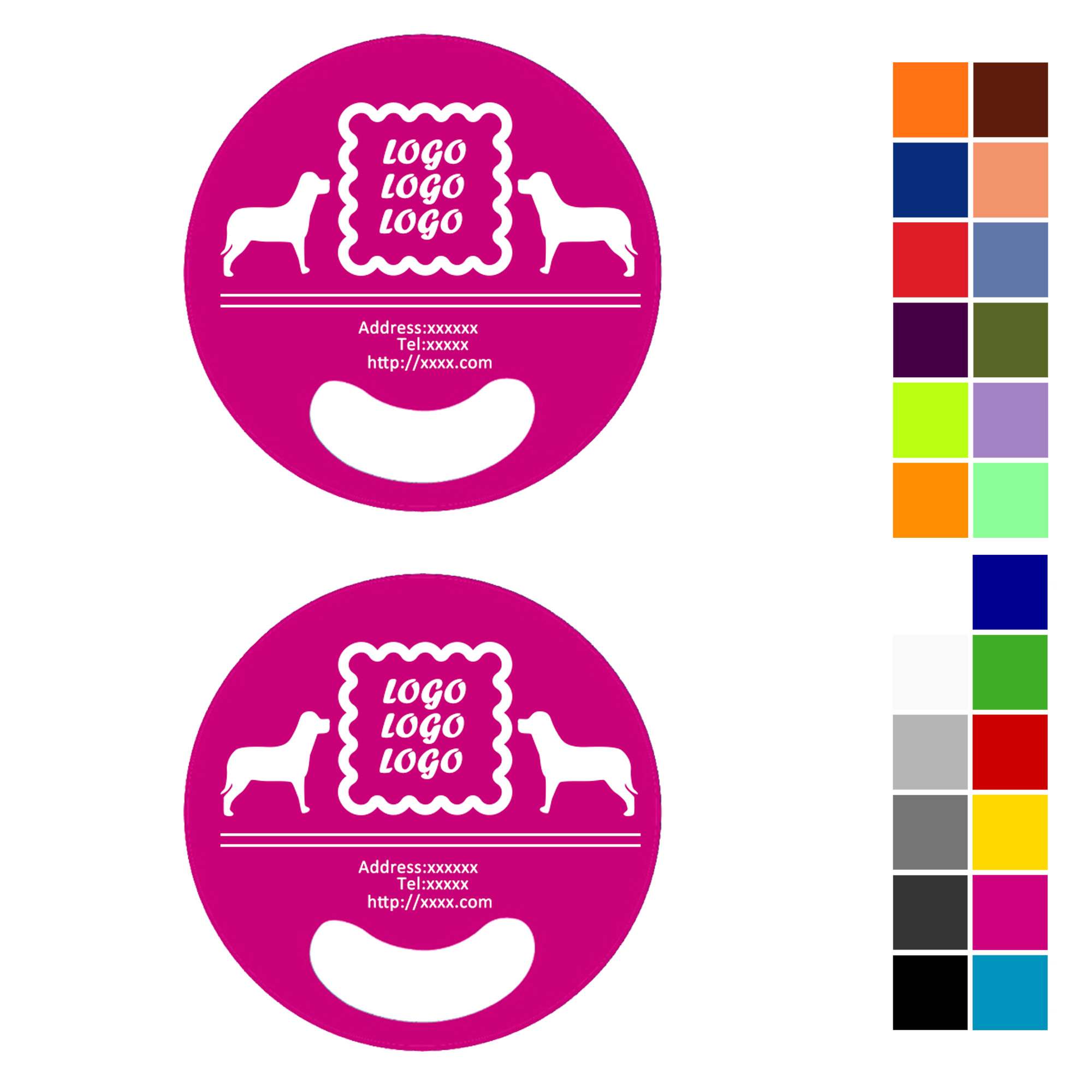 Durable Round Advertising Fan 2